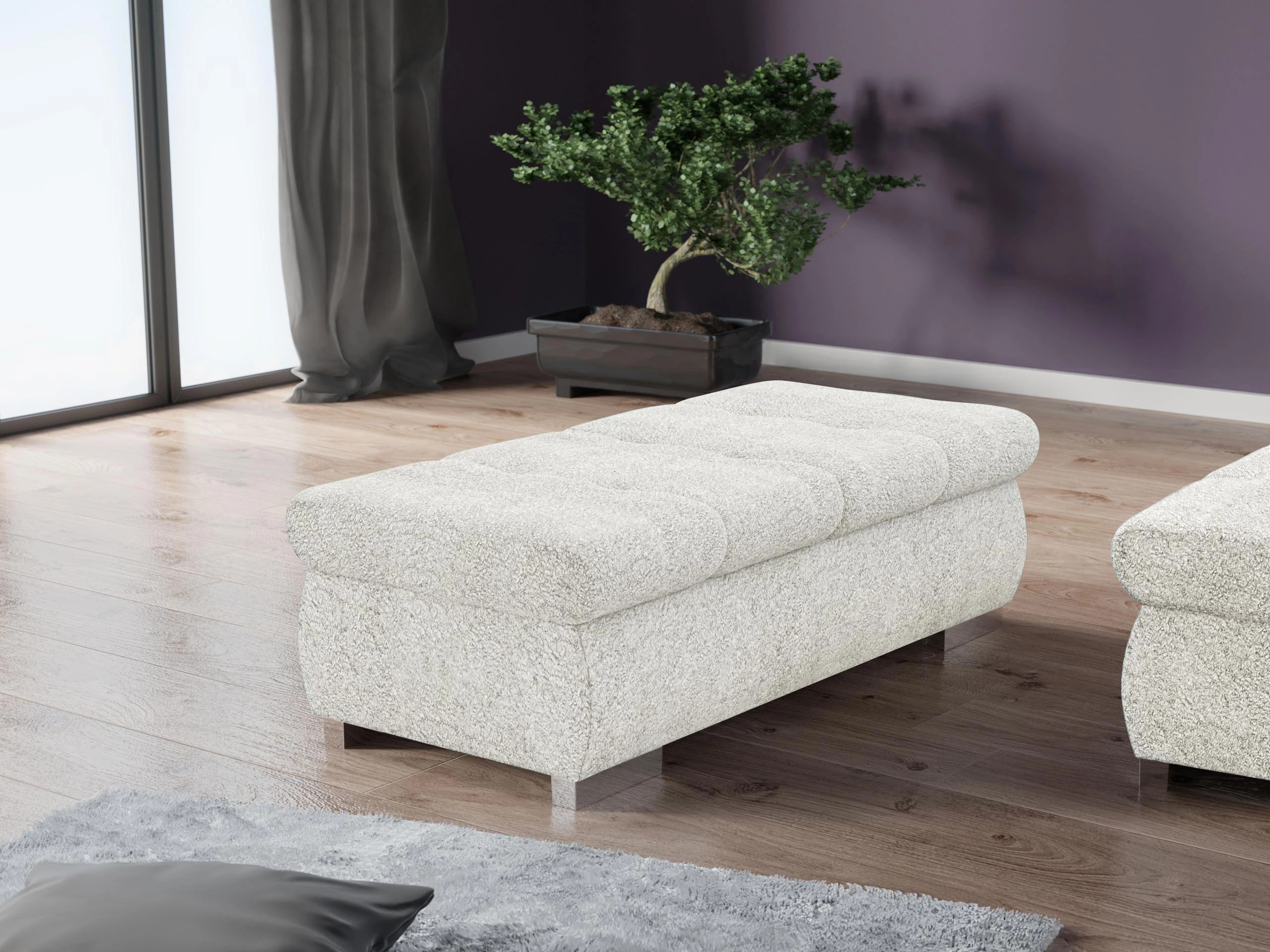 Тапицирана пейка Comfivo Nitor I (Coral 70)