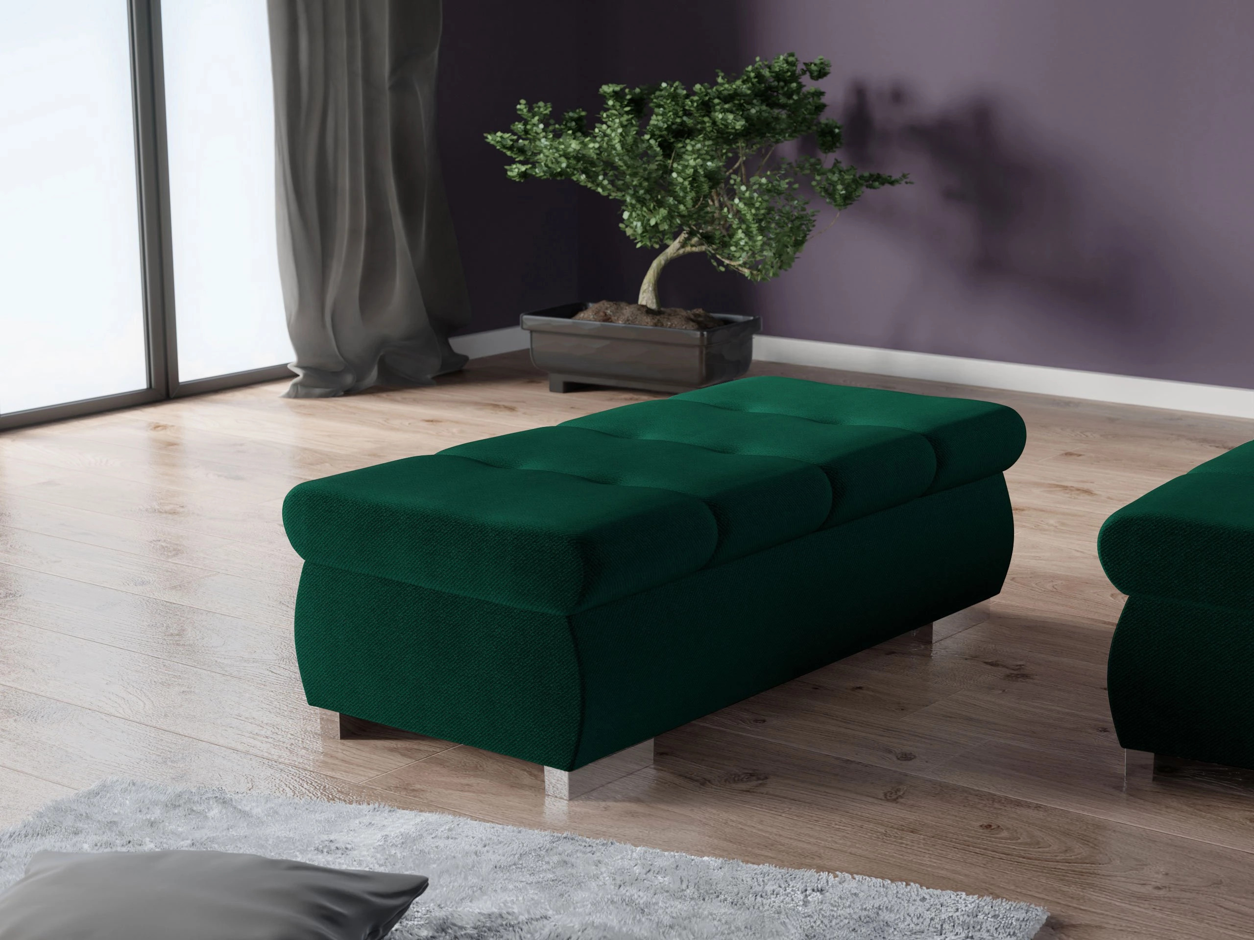 Тапицирана пейка Comfivo Nitor I (Kronos 19)