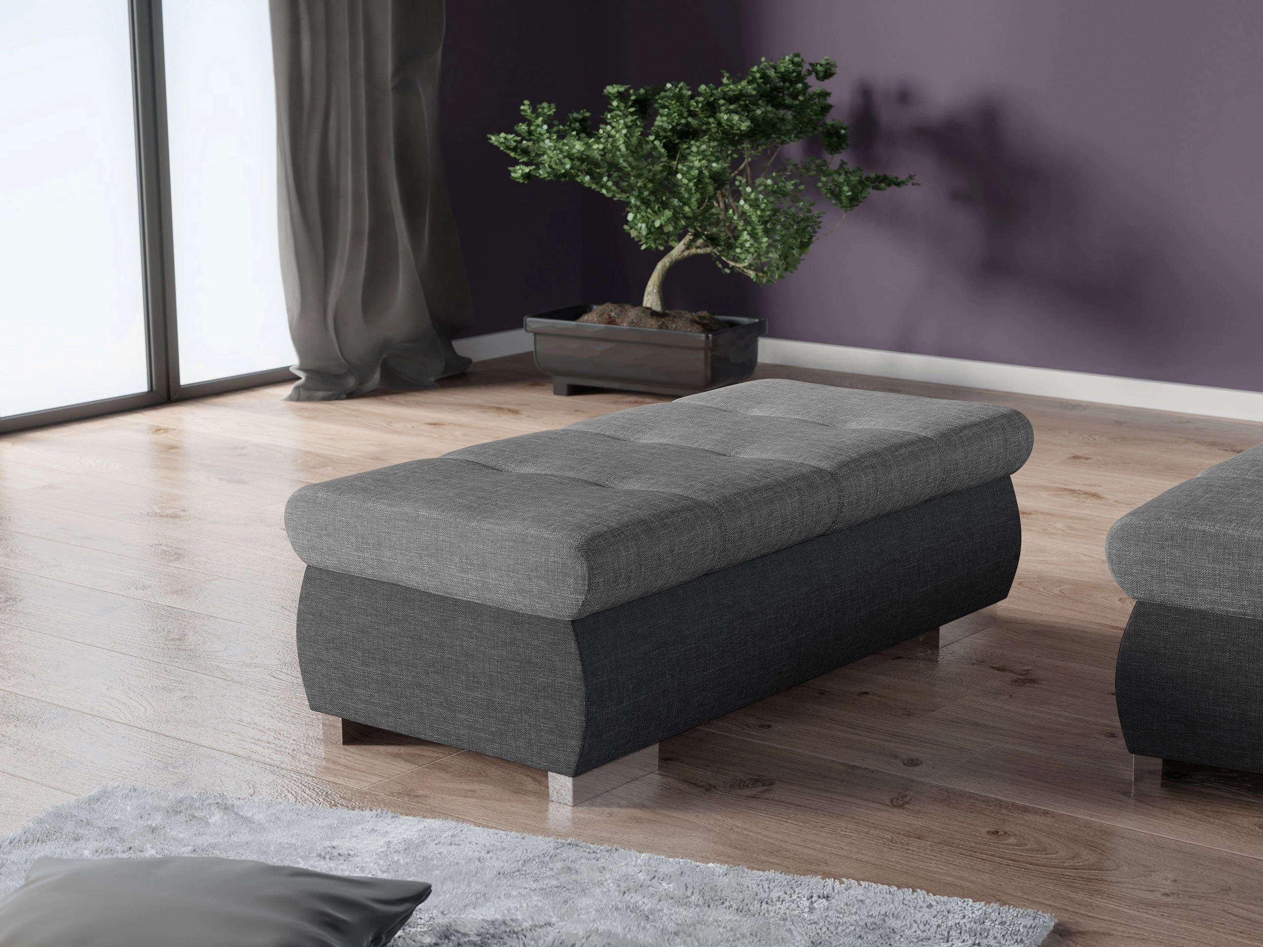 Тапицирана пейка Comfivo Nitor I (Lux 06 + Lux 05)