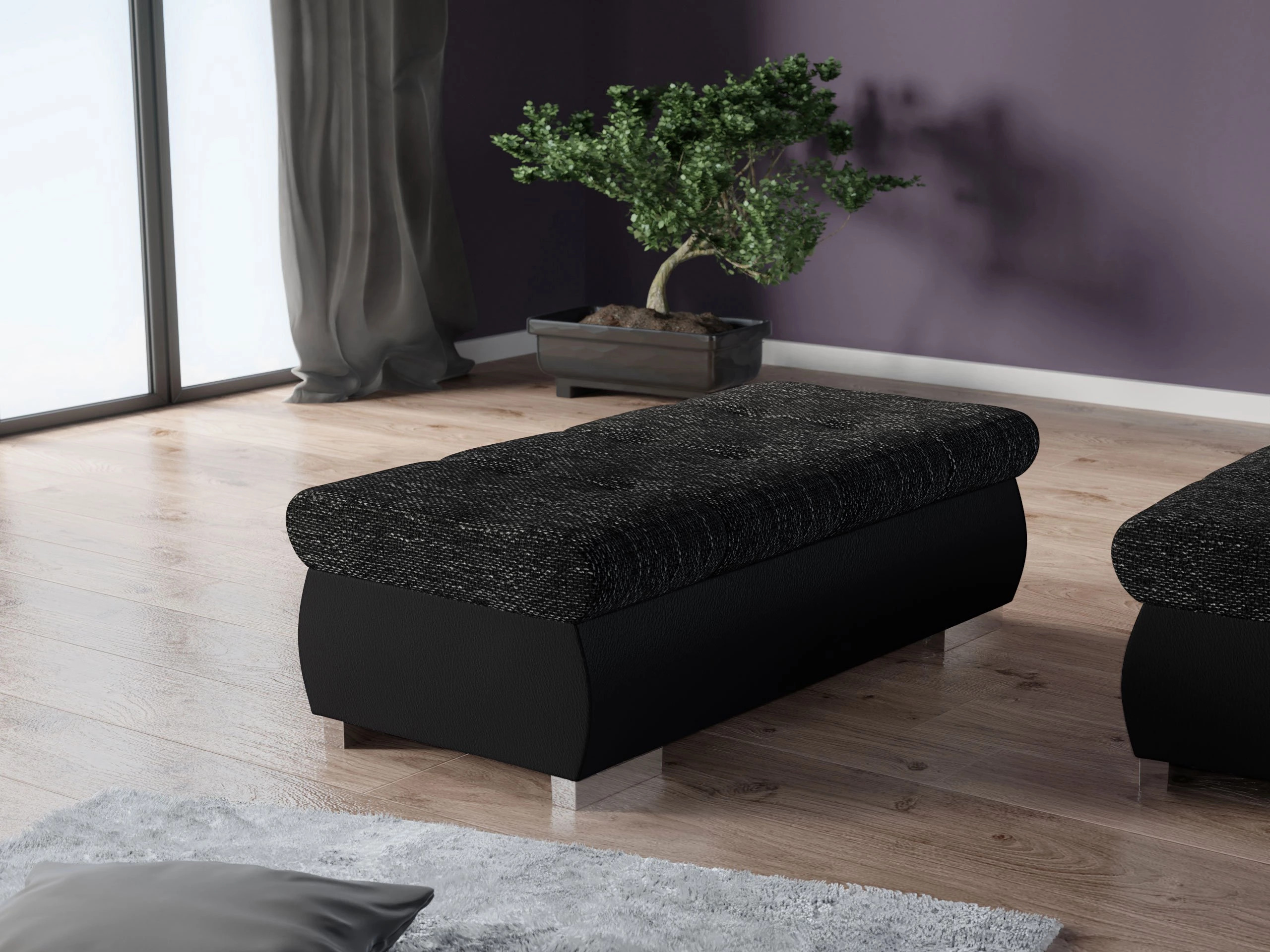 Тапицирана пейка Comfivo Nitor I (Soft 011 + Lawa 06)