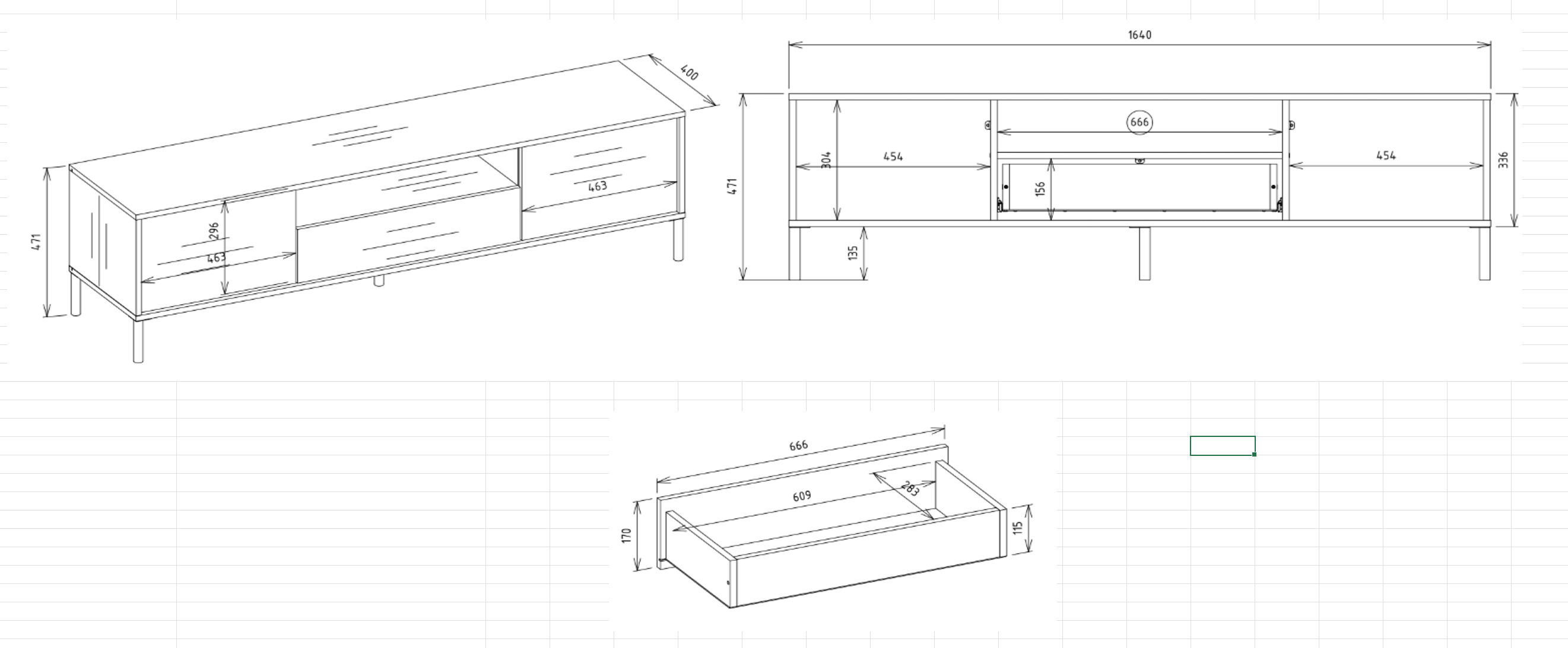 ТВ шкаф Orlsone 100 (Кашмир)