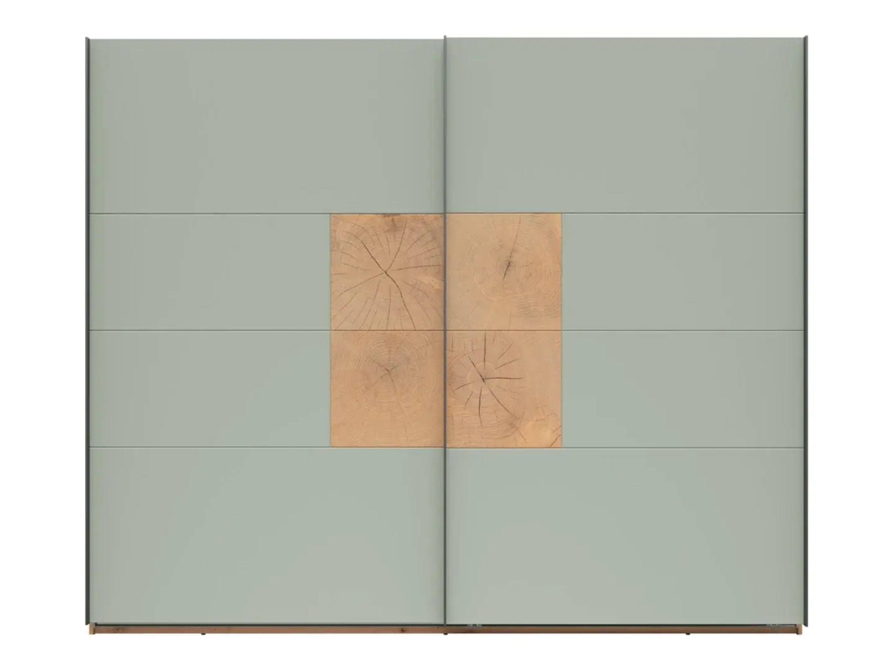 Гардероб Livcali 103 (Зелен + Artisan дъб)