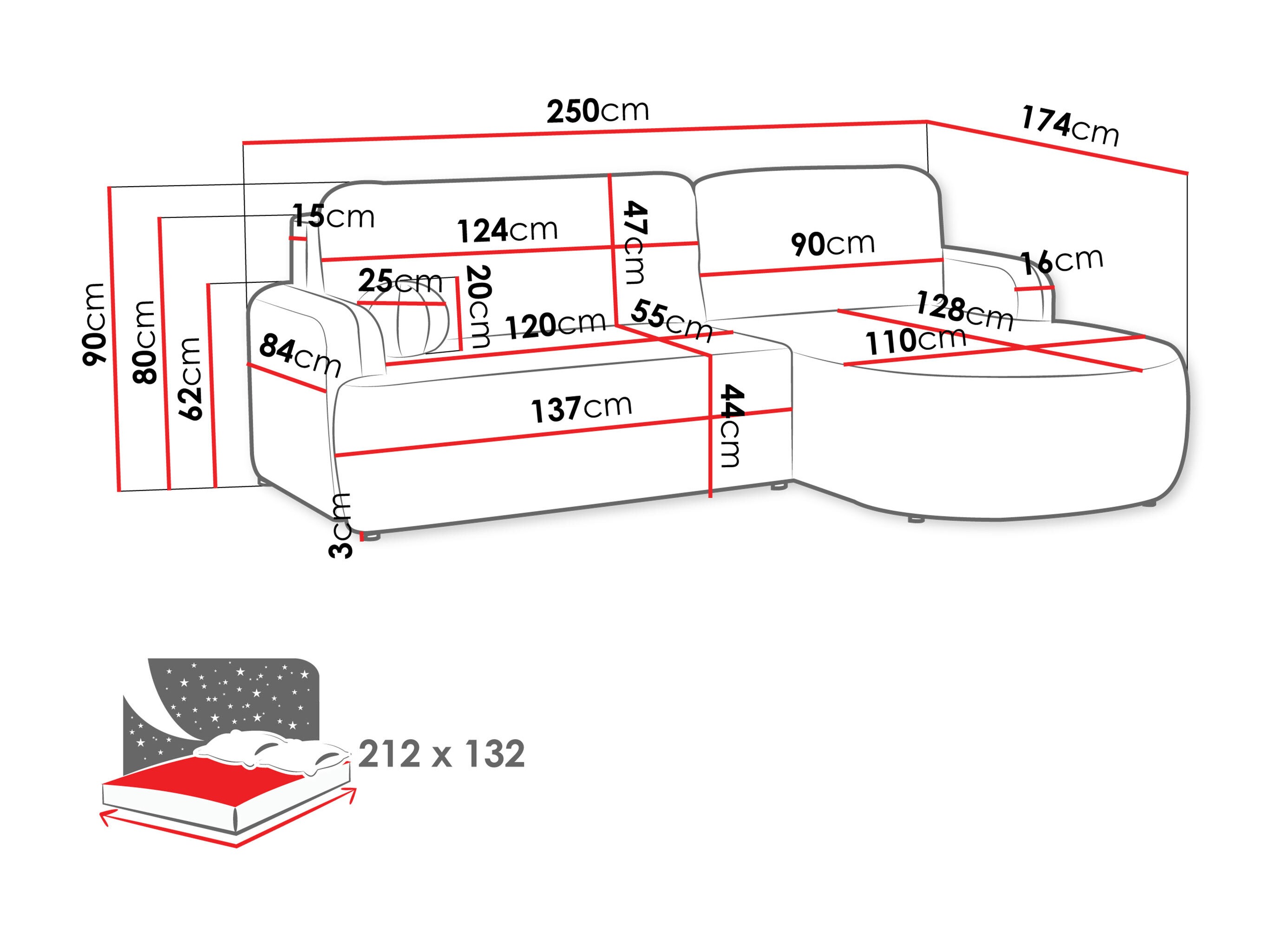 Ъглов диван Comfivo Popis (Lambi 07)