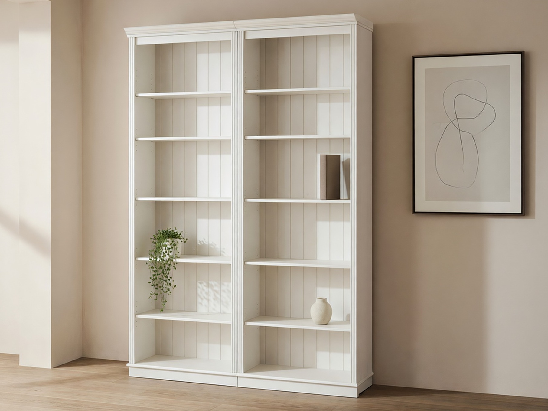 Комплект етажерки Saltoro 116 (Бял)