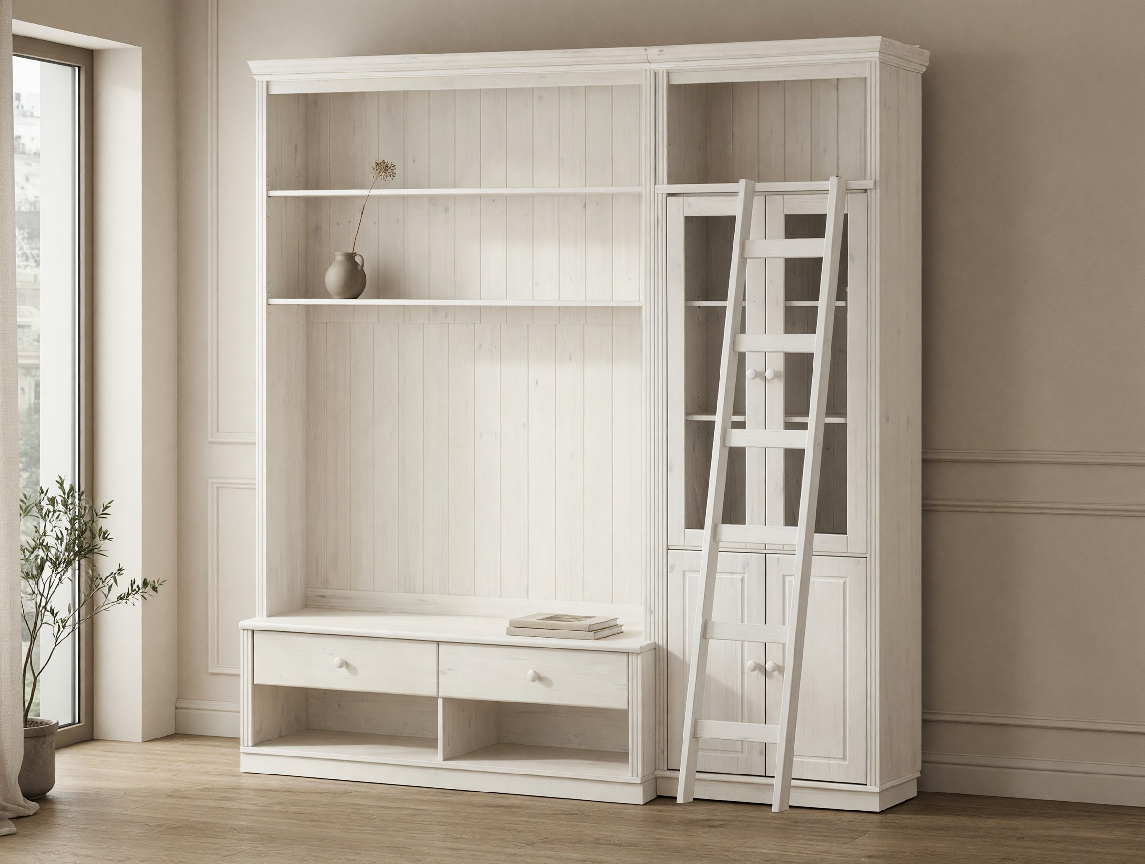 Комплект за хол Saltoro 125 (Бял)