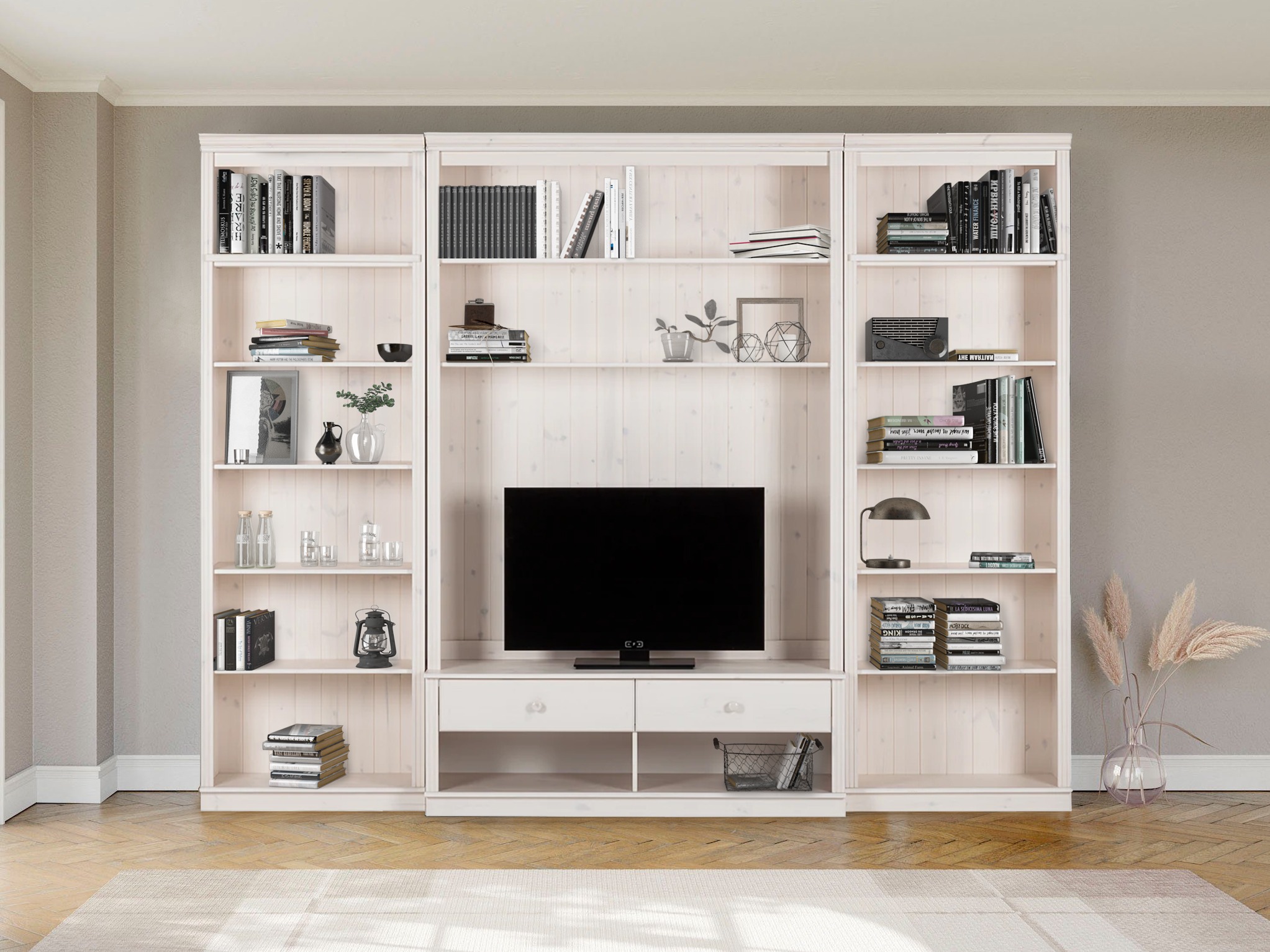 Комплект за хол Saltoro 127 (Бял)