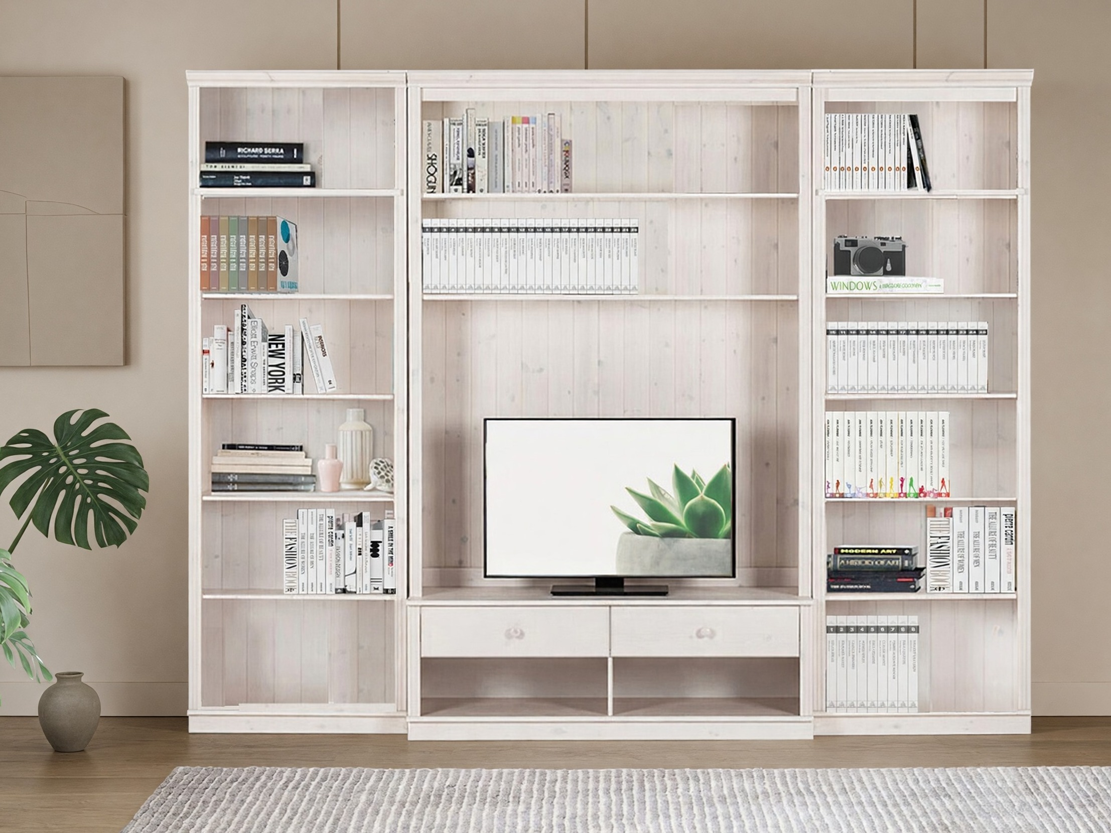 Комплект за хол Saltoro 127 (Бял)