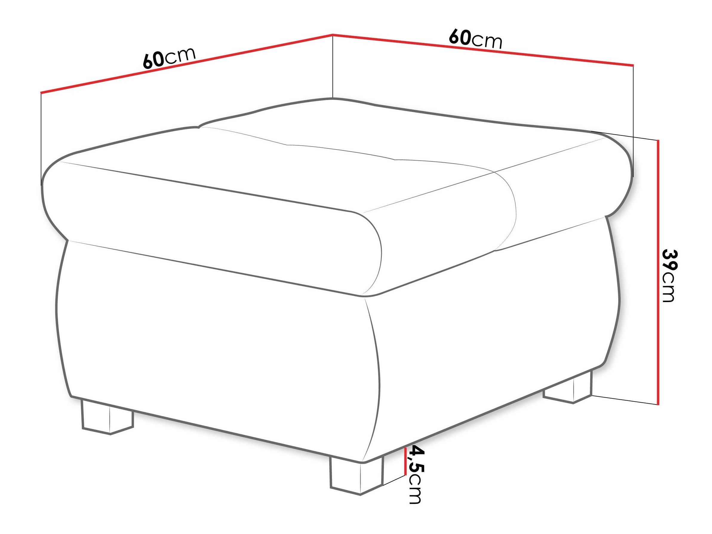 Табуретка Comfivo Nitor (Venus Velvet 2932)