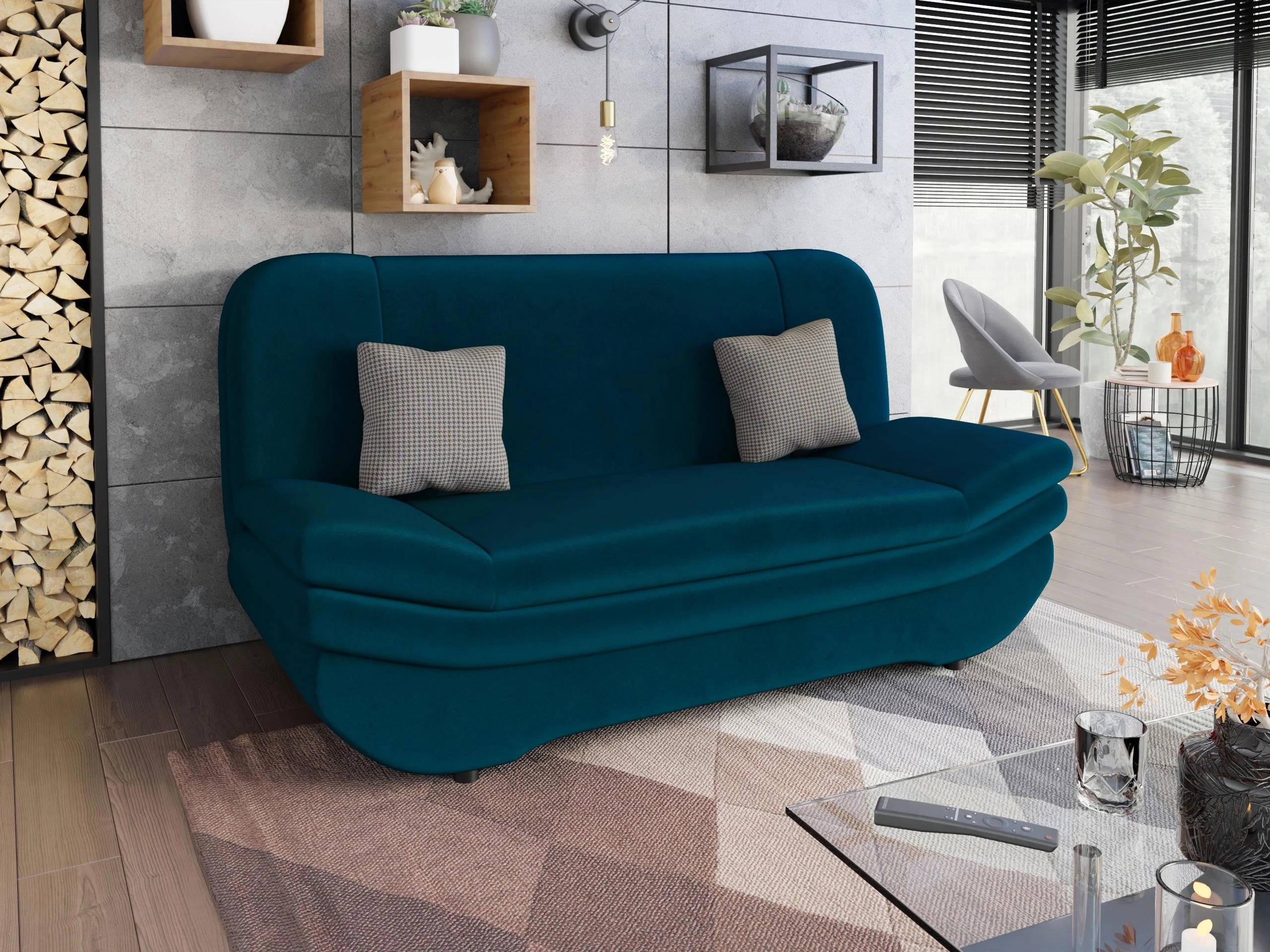 Разтегателен диван Comfivo Silva (Venus Velvet 2911 + Kenia 796)