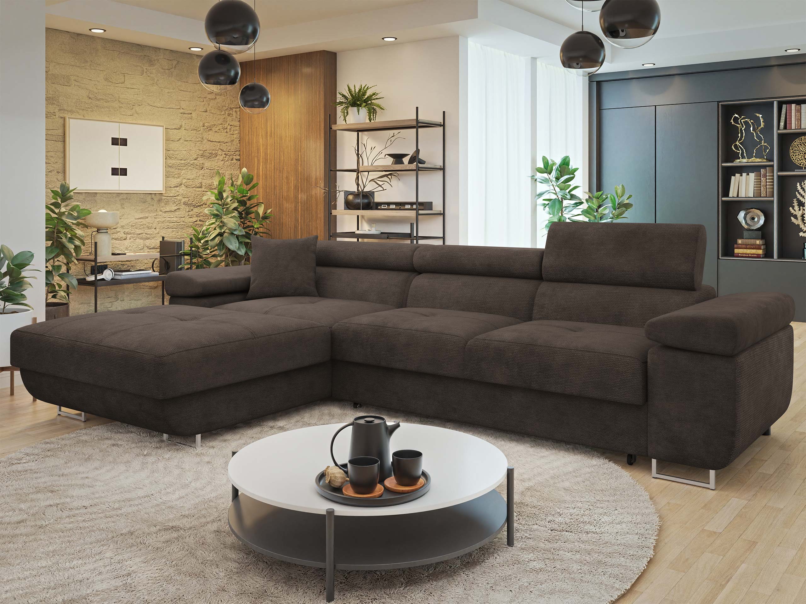 Ъглов диван Comfivo Vinetum II (Lumo 40)
