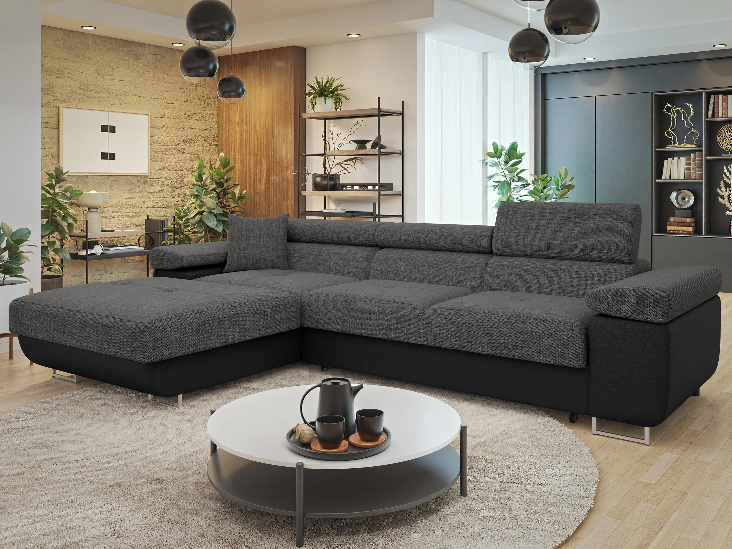 Ъглов диван Comfivo Vinetum II (Soft 011 + Lux 06)