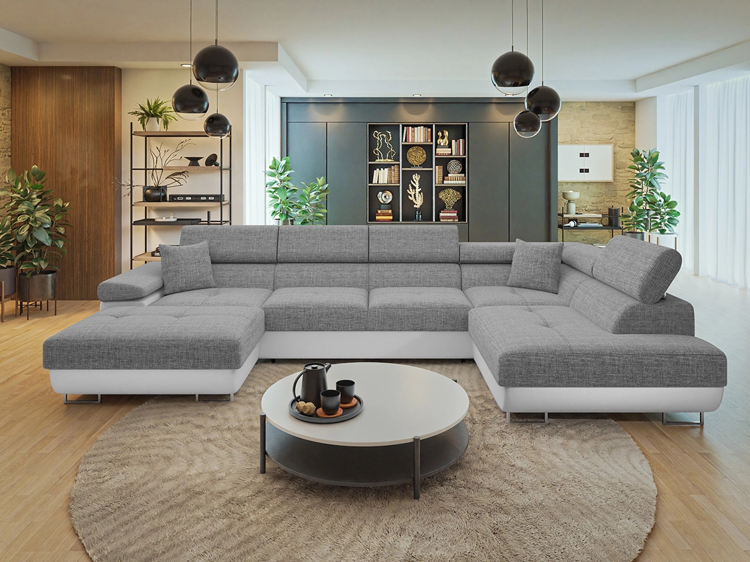 Ъглов диван Comfivo Vinetum III (Soft 017 + Lux 05)