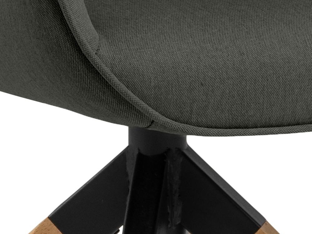 Стол Norsica 391 (Тъмно сив + Ярък дърво)