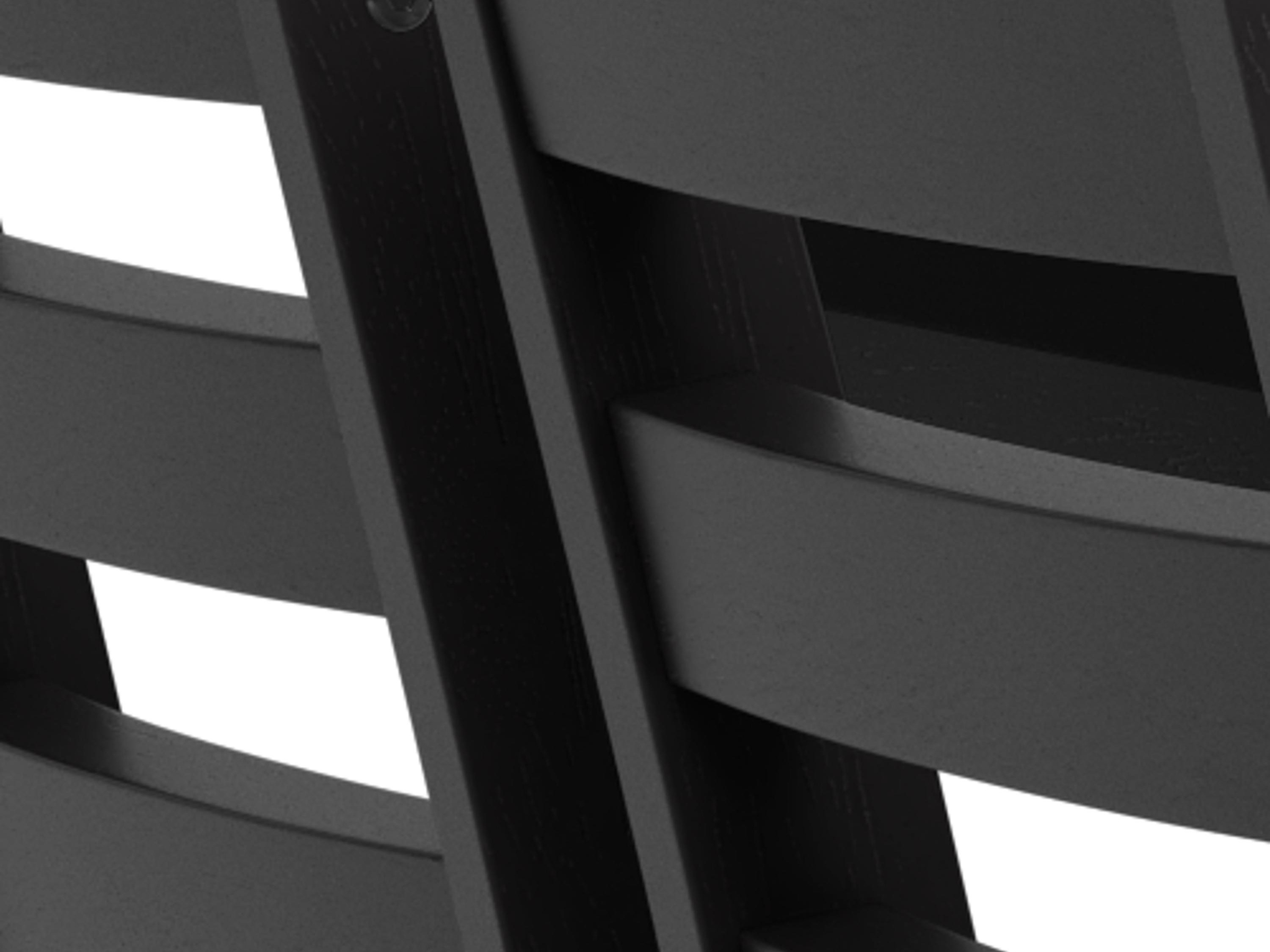 Маса и столове за трапезария Norsica 857 (Черен + Светло сив)