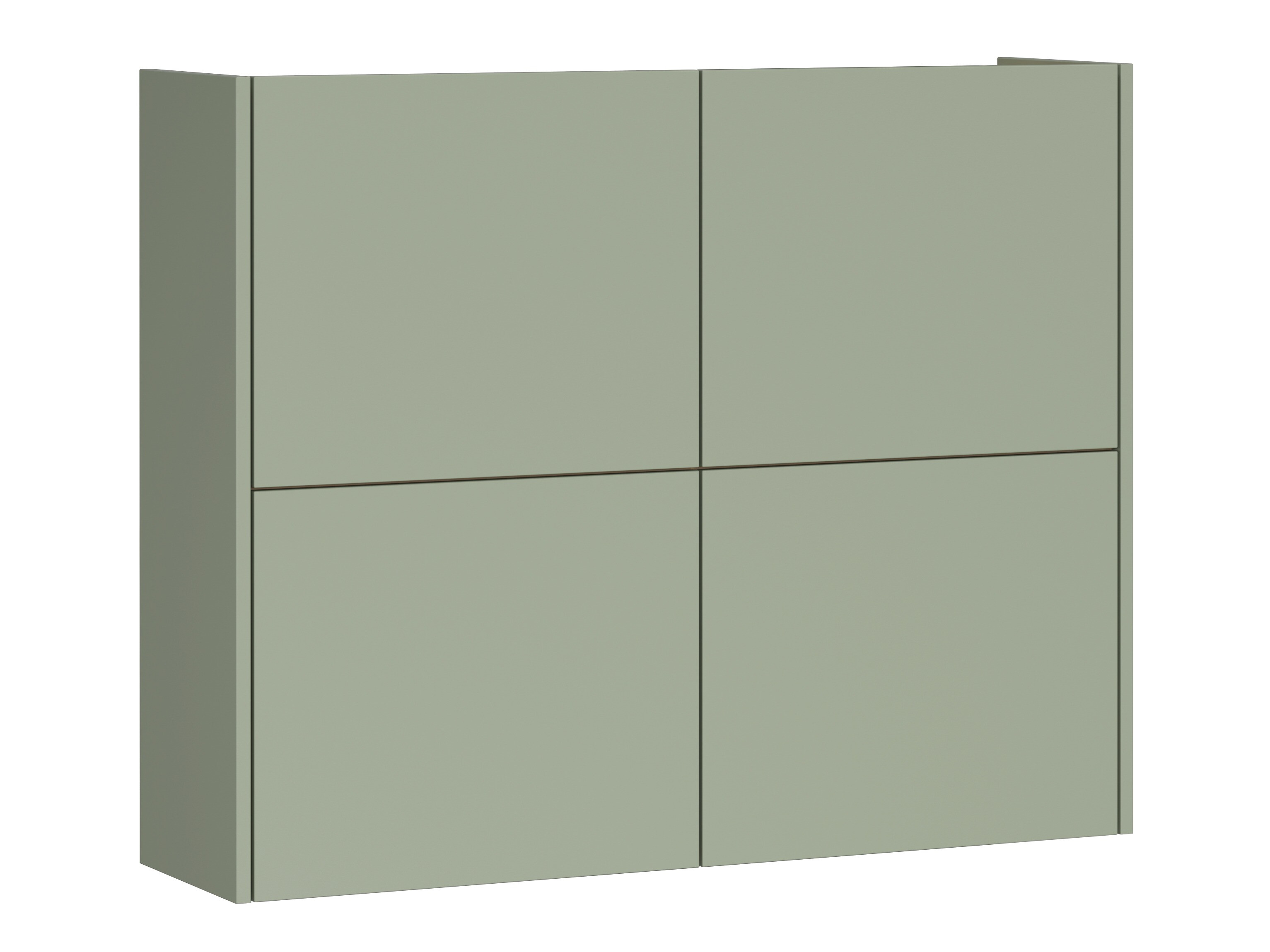 Шкаф за обувки Levfena 101 (Зелен + Navarra дъб)