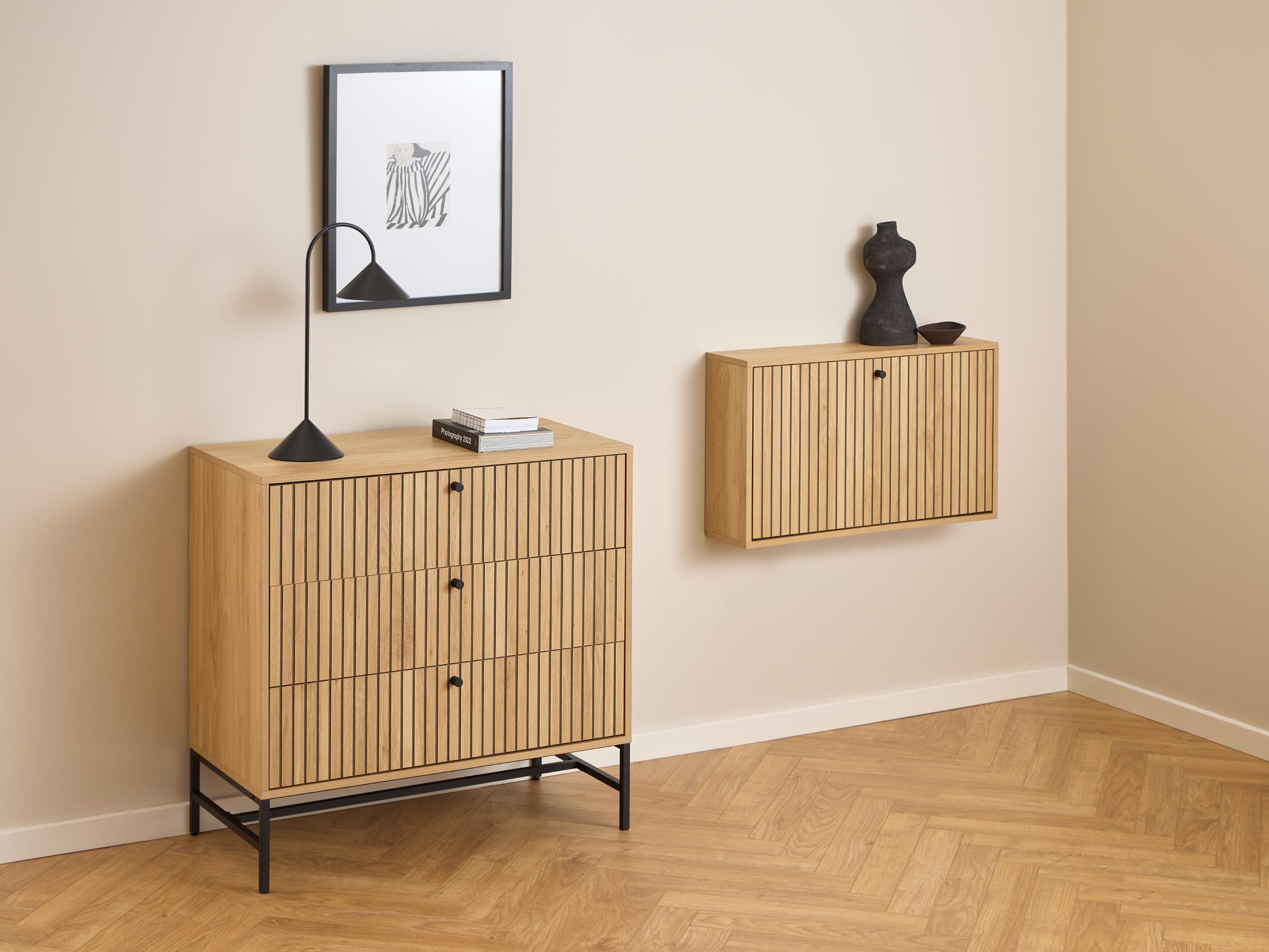 Етажерка за обувки Norsica Levala 106 (Светъл дъб)