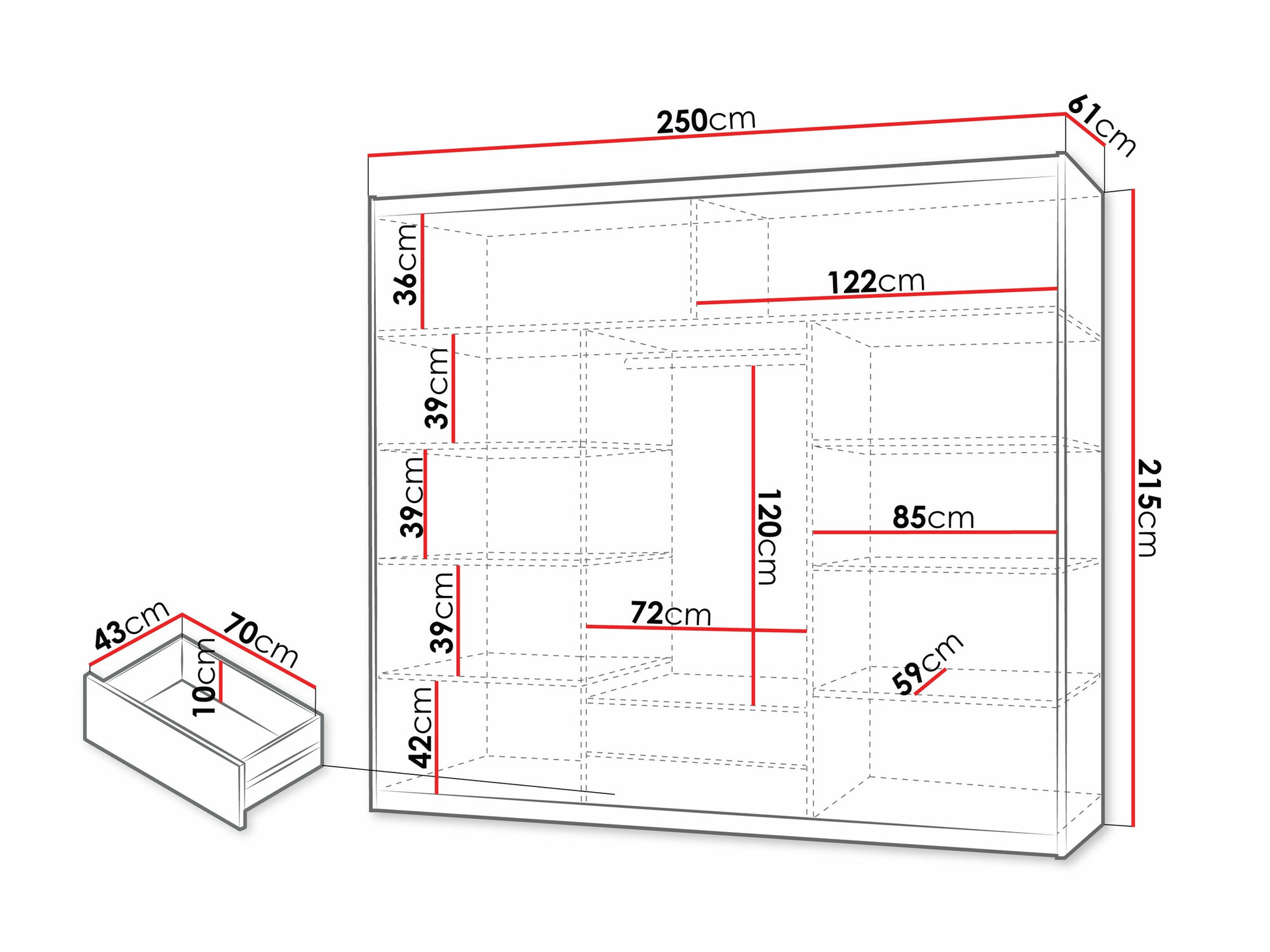 Гардероб SB4878