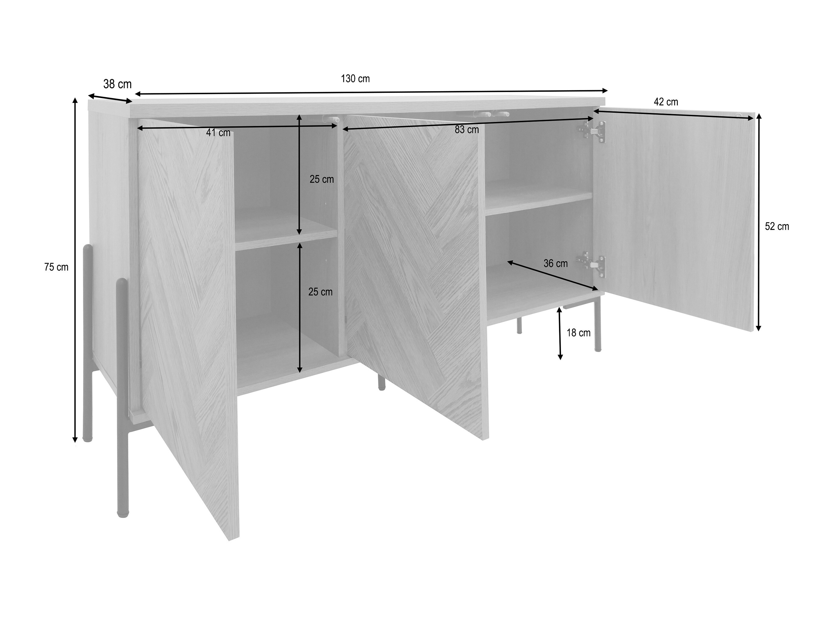 Шкаф Denton 1522 (Дъб)