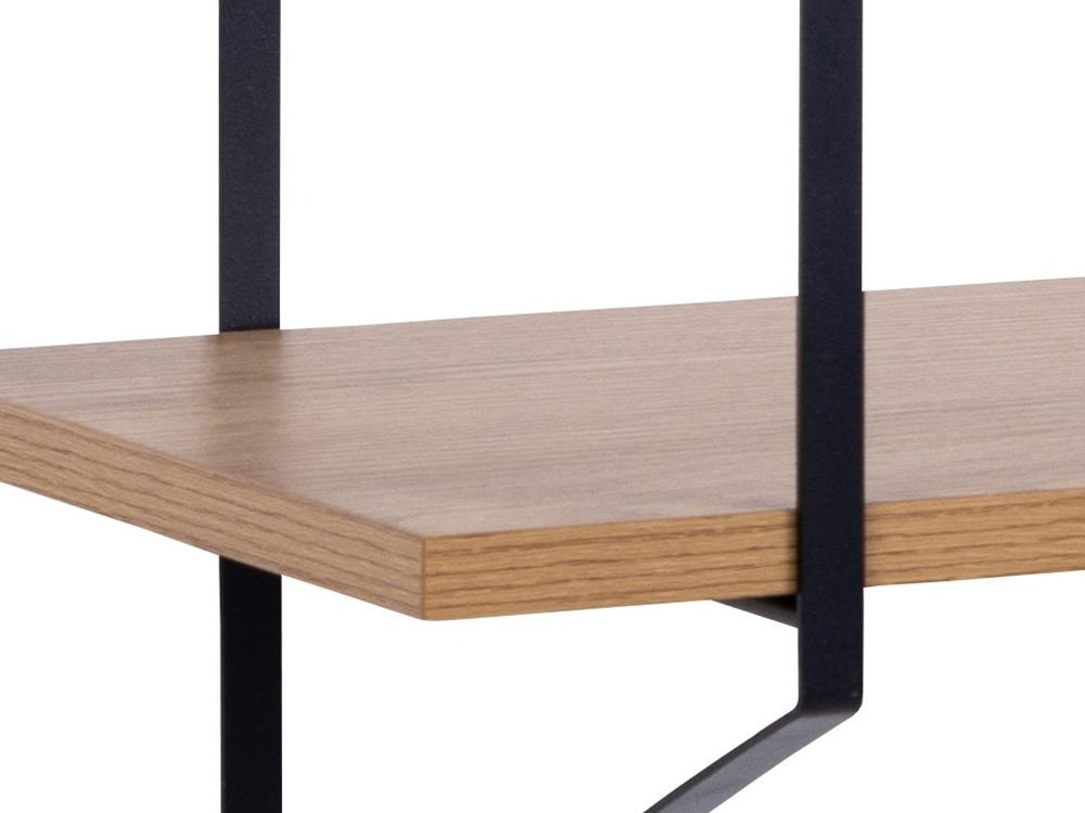 Стенна етажерка Norsica 447 (Светлокафяво + Черен)