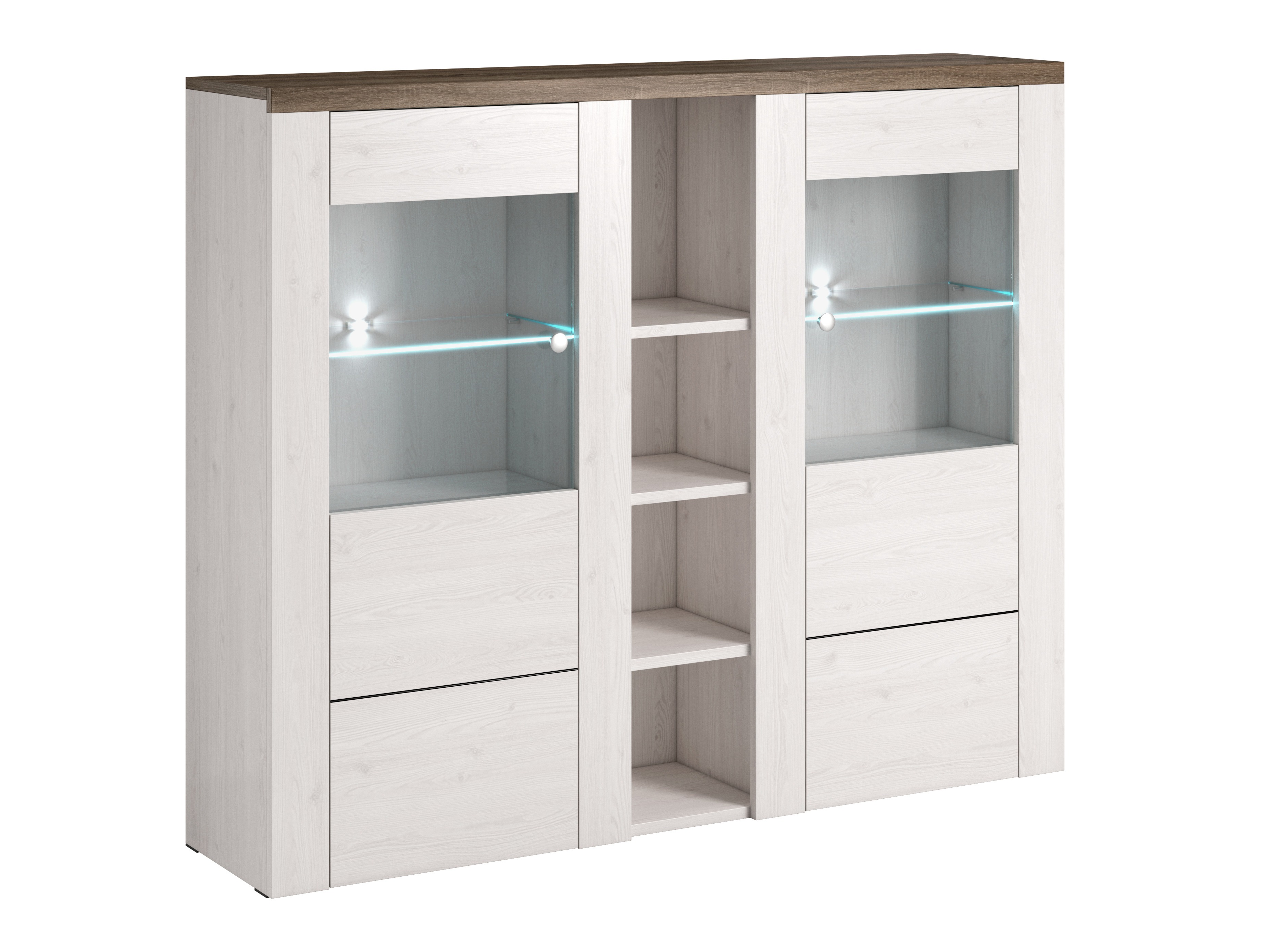 Шкаф Salelbo 105 (Sibu лиственица + Трюфел дъб)