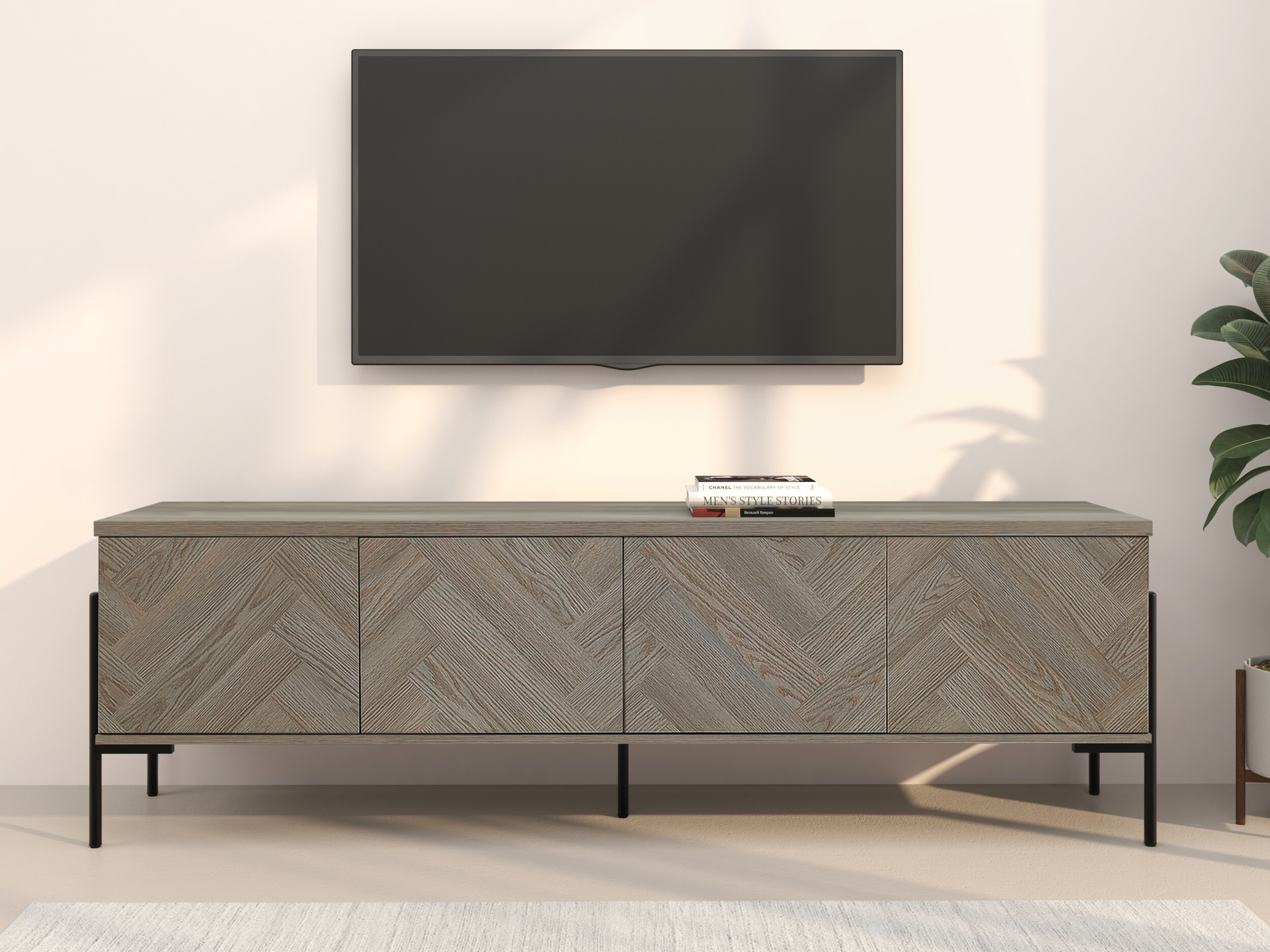 ТВ шкаф Denton 1525 (Дъб)