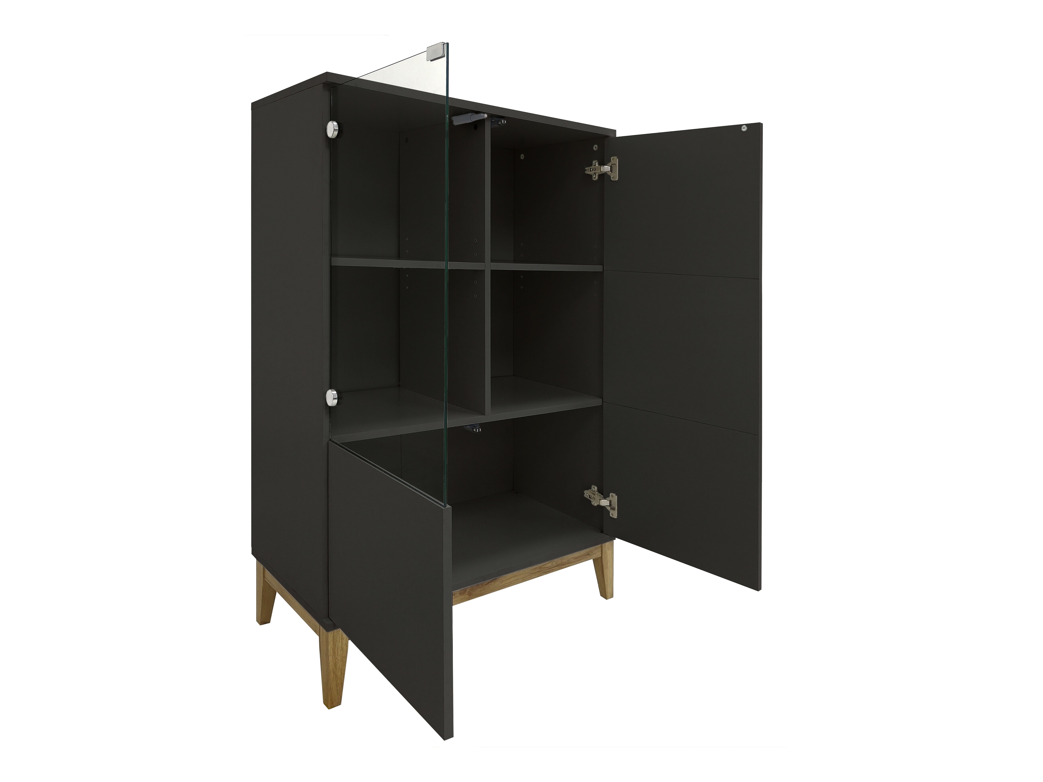 Шкаф Felmelo 102 (Сив + Дъб уотан)