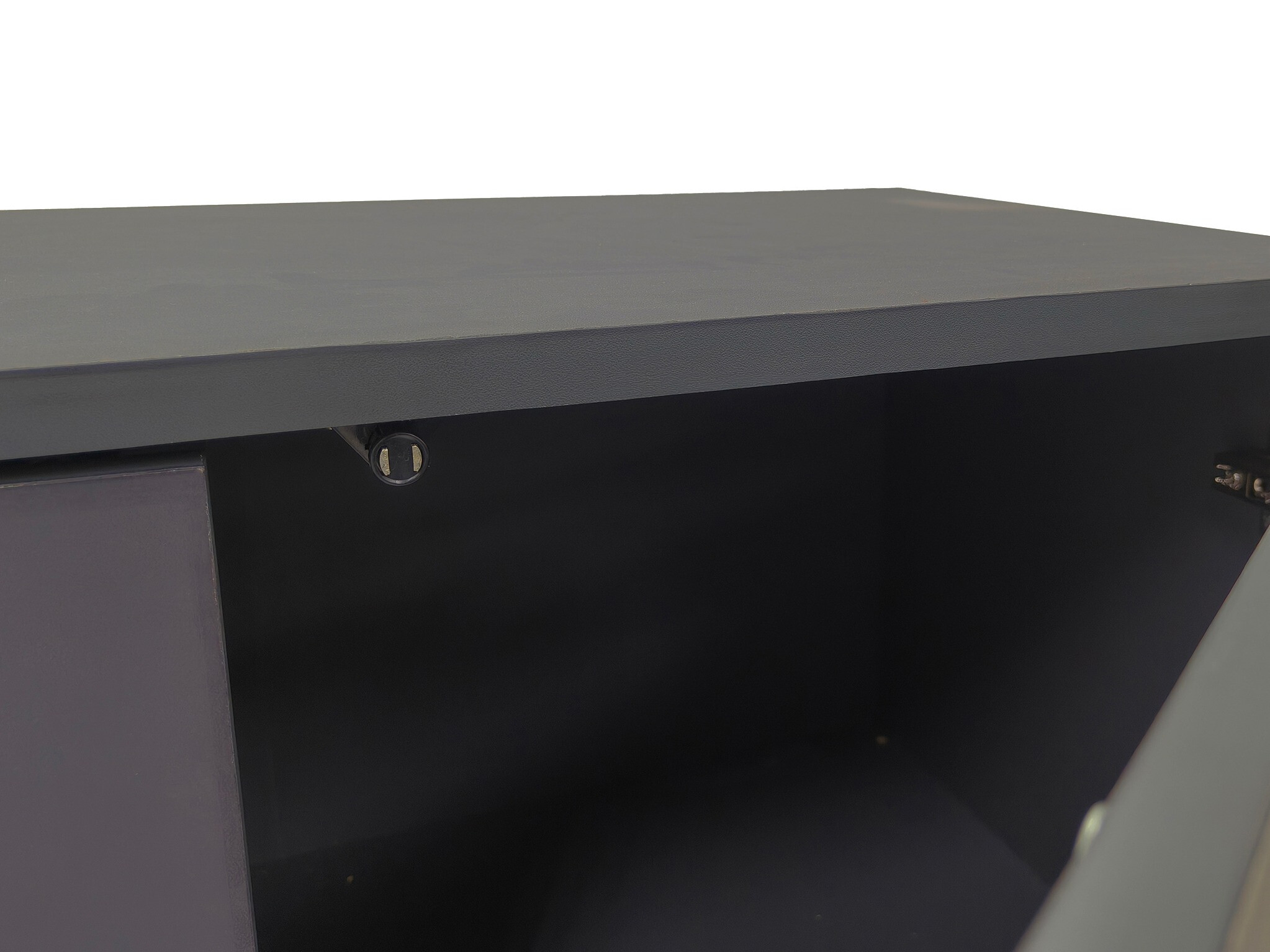 ТВ шкаф Felmelo 100 (Сив + Дъб уотан)