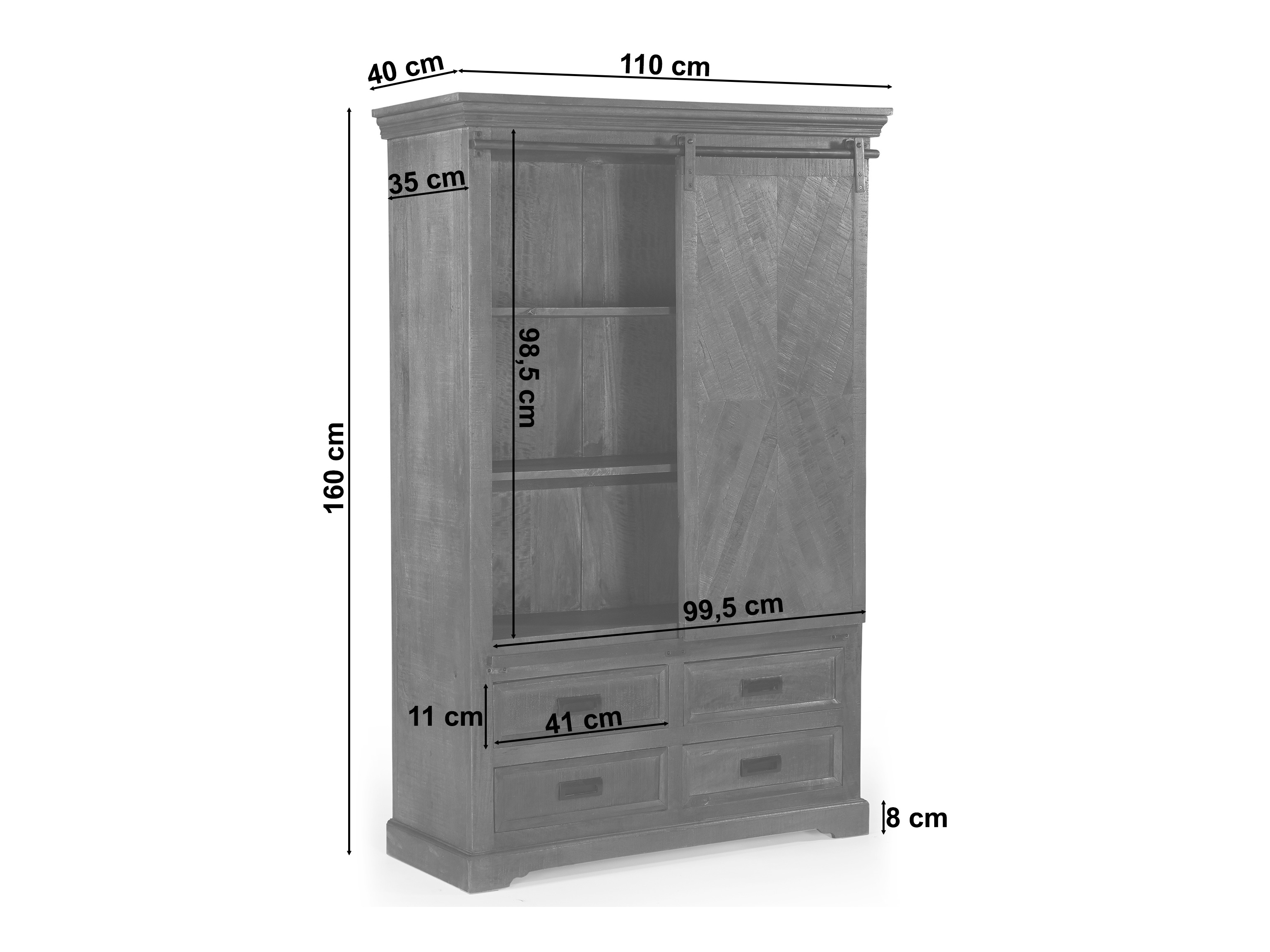 Етажерка Denton 1533