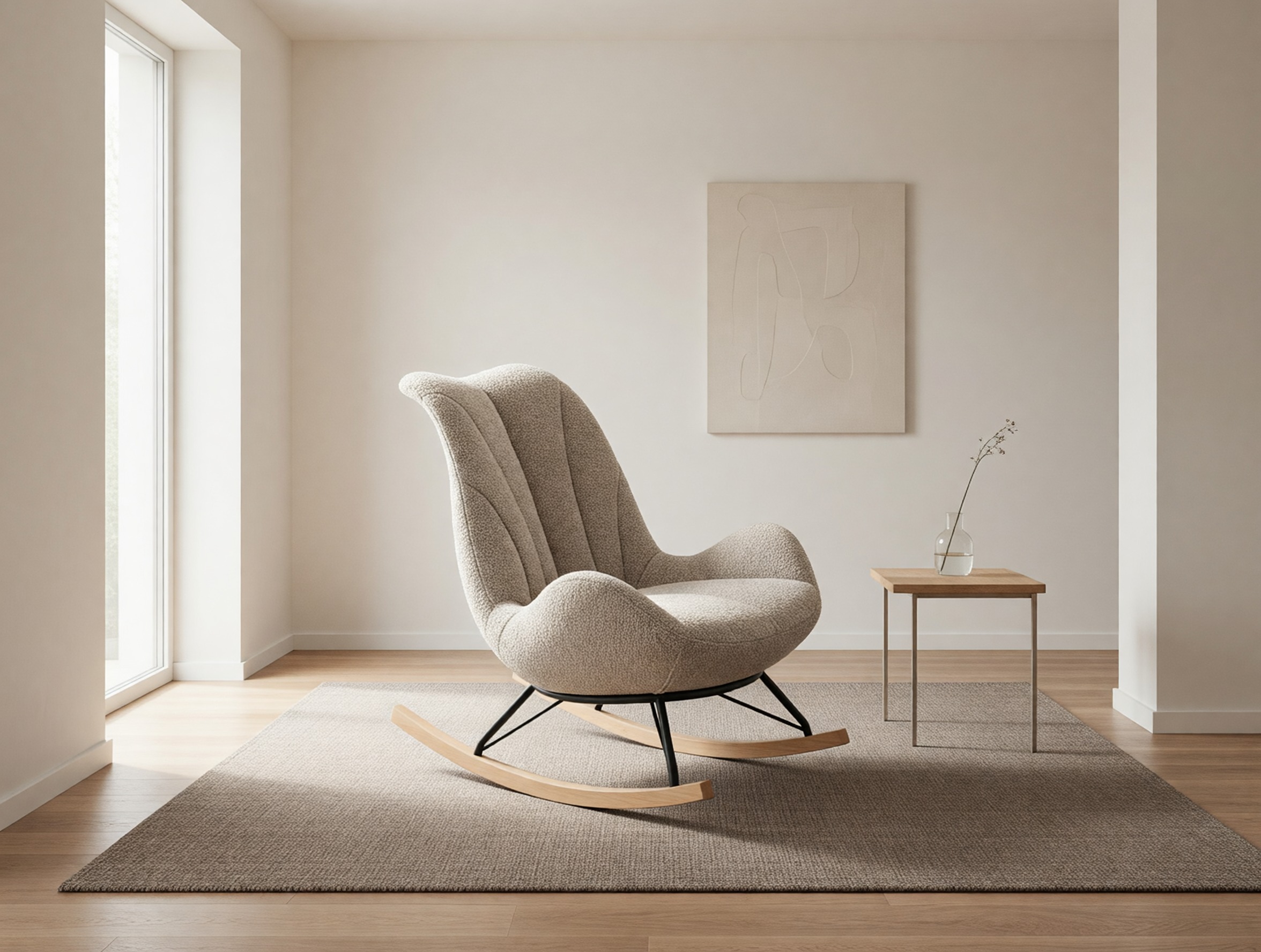 Люлеещ се стол Houston 2099 (Бежов)