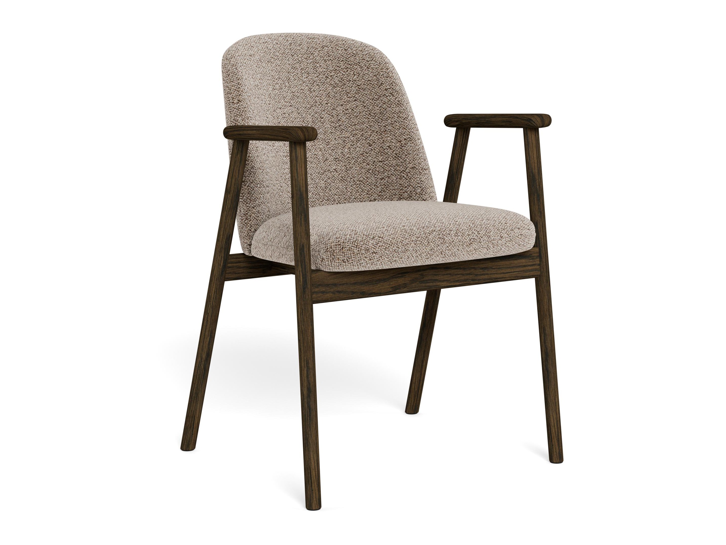 Стол Norsica 890 (Бежов + Тъмно дърво)