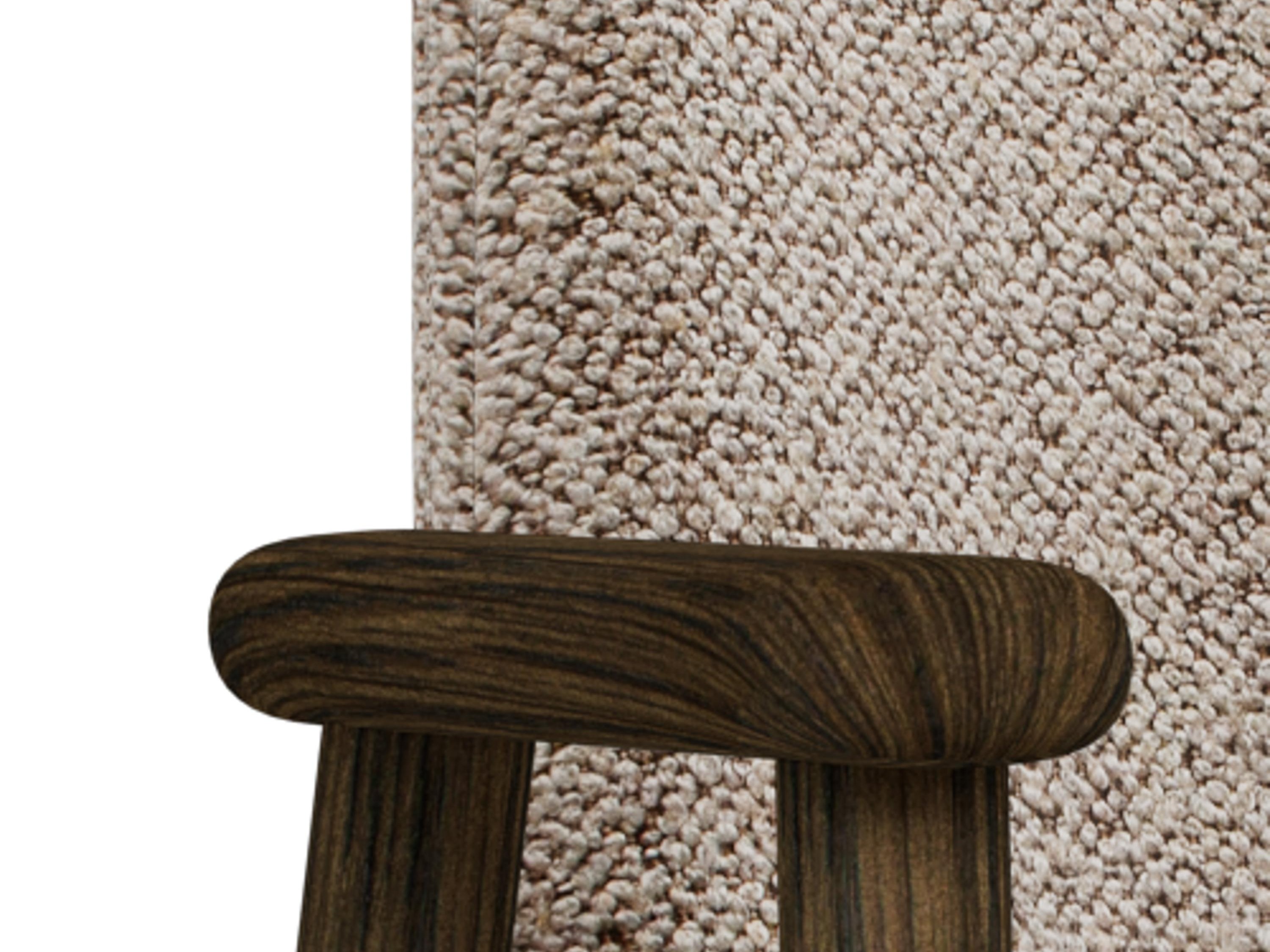 Стол Norsica 890 (Бежов + Тъмно дърво)