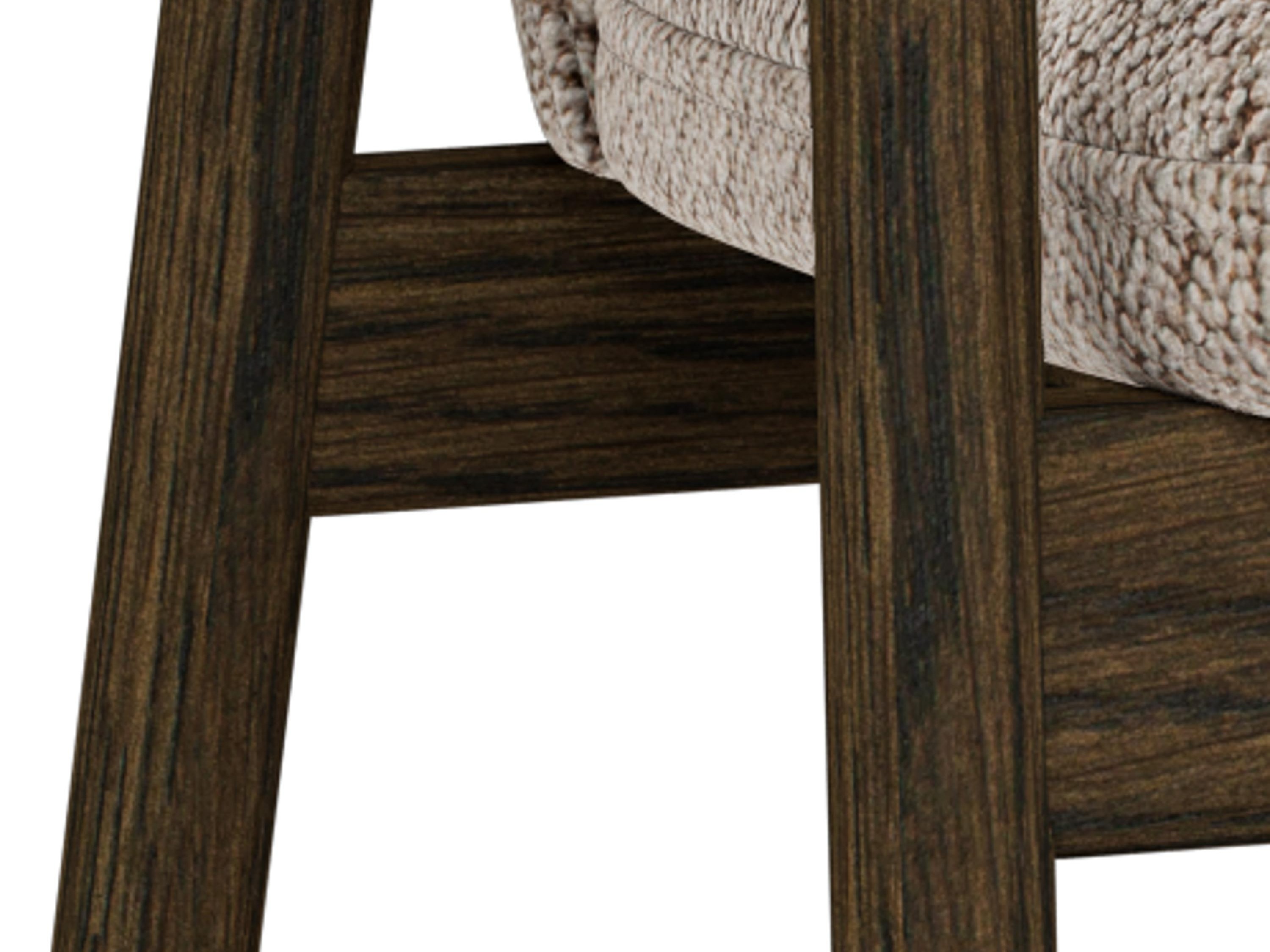 Стол Norsica 890 (Бежов + Тъмно дърво)