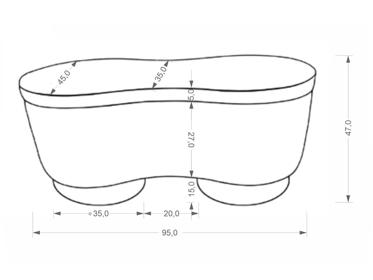 Тапицирана пейка Houston 2110 (Бежов)