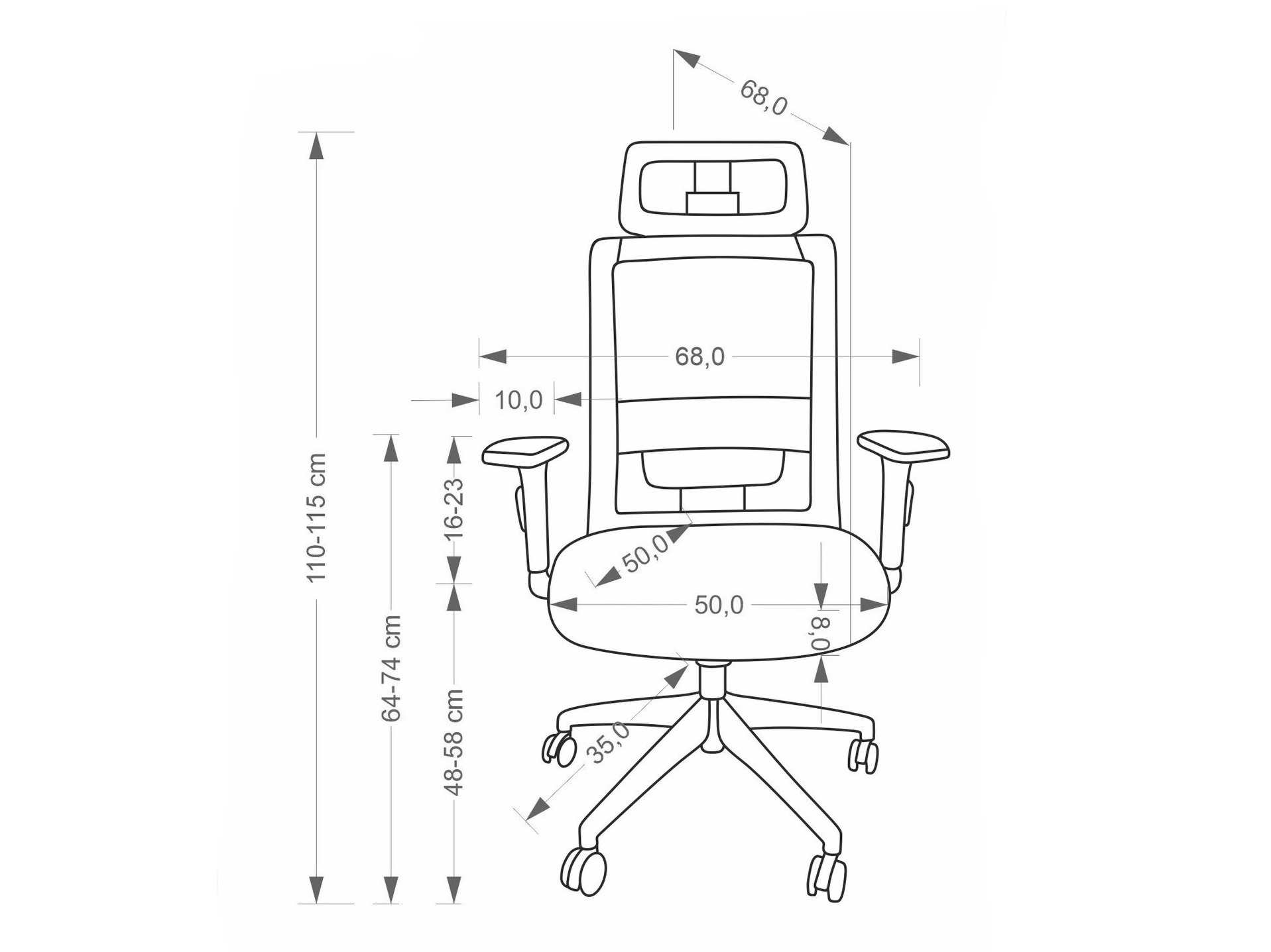 Офис стол Houston 2113