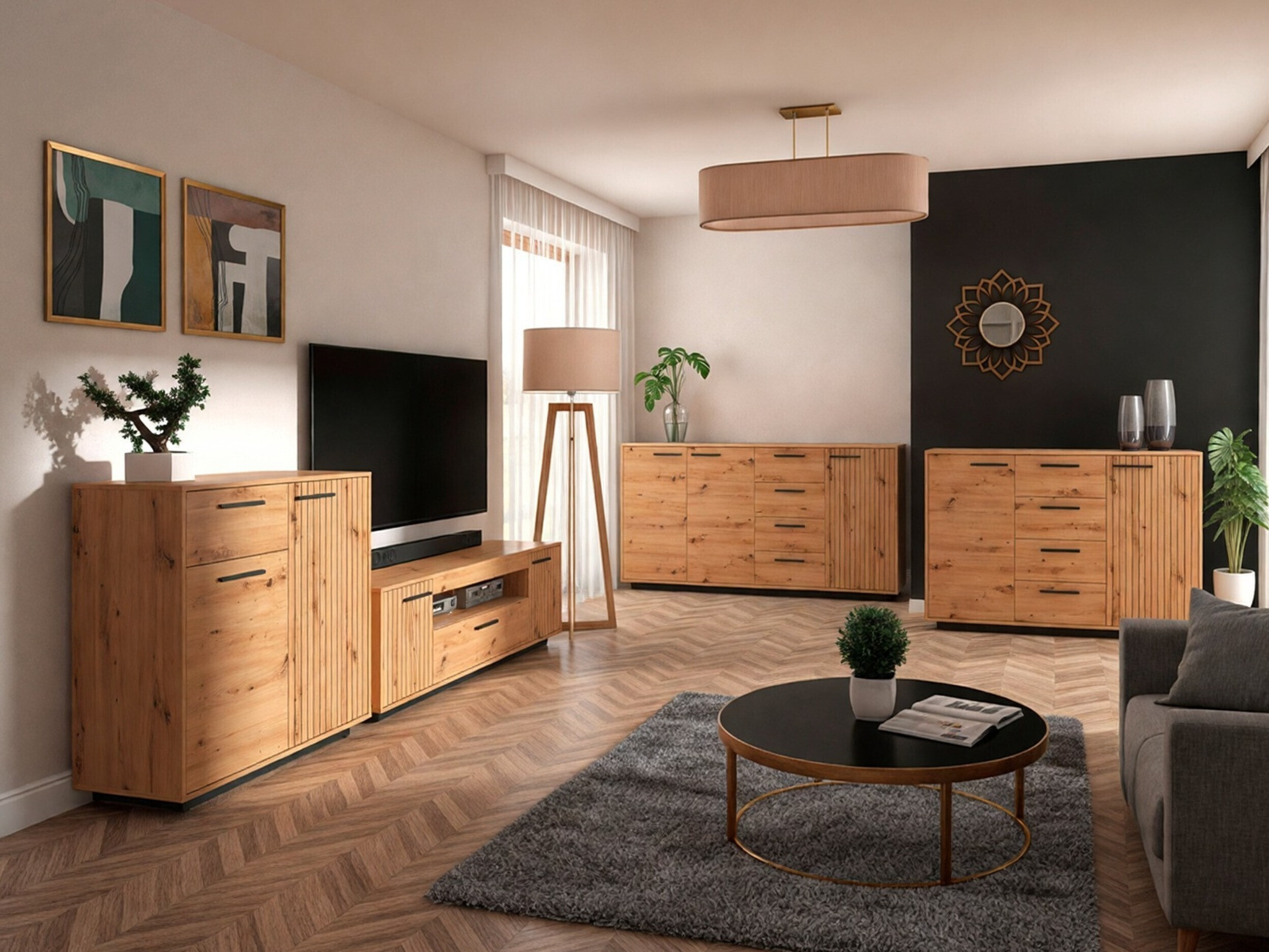 Скрин Melvelo 101 (Artisan дъб)