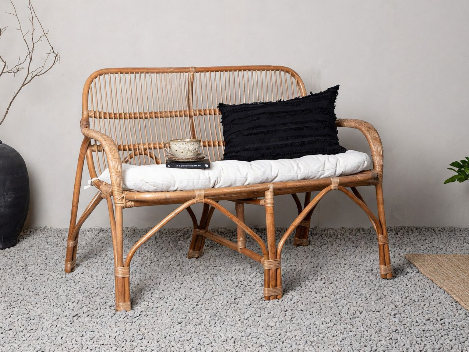 Градински диван Dallas 5200 (Светлокафяво)