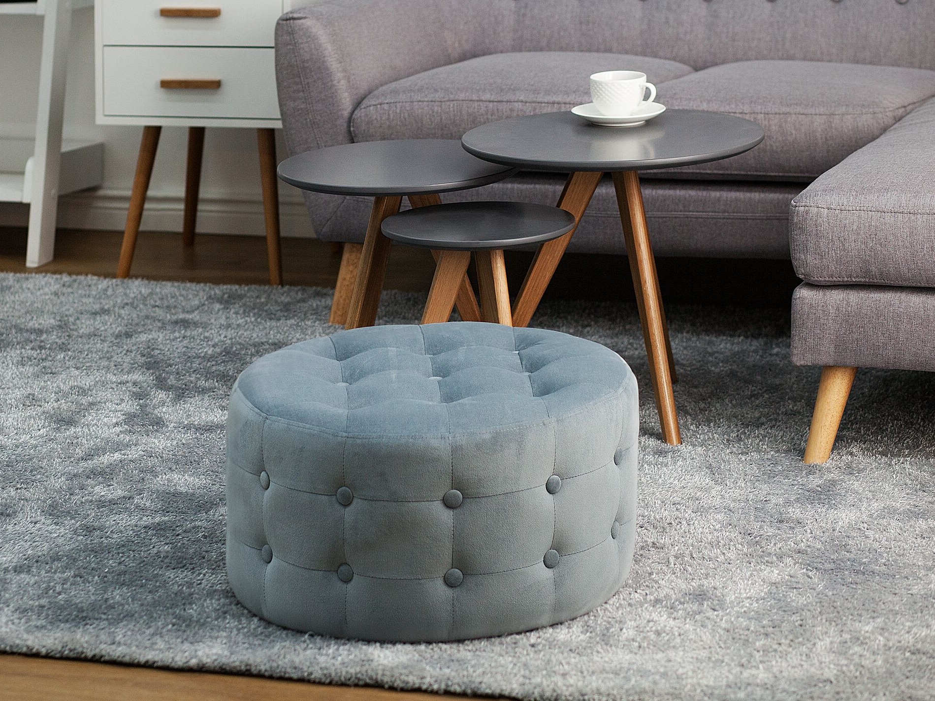 Табуретка Berwyn 1251 (Сив)