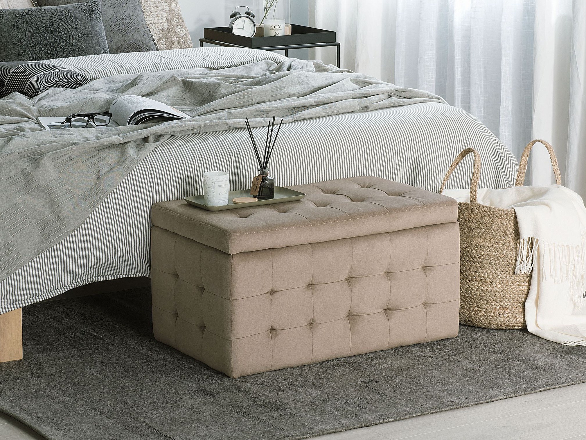 Тапицирана пейка Berwyn 1754 (Светлокафяво)