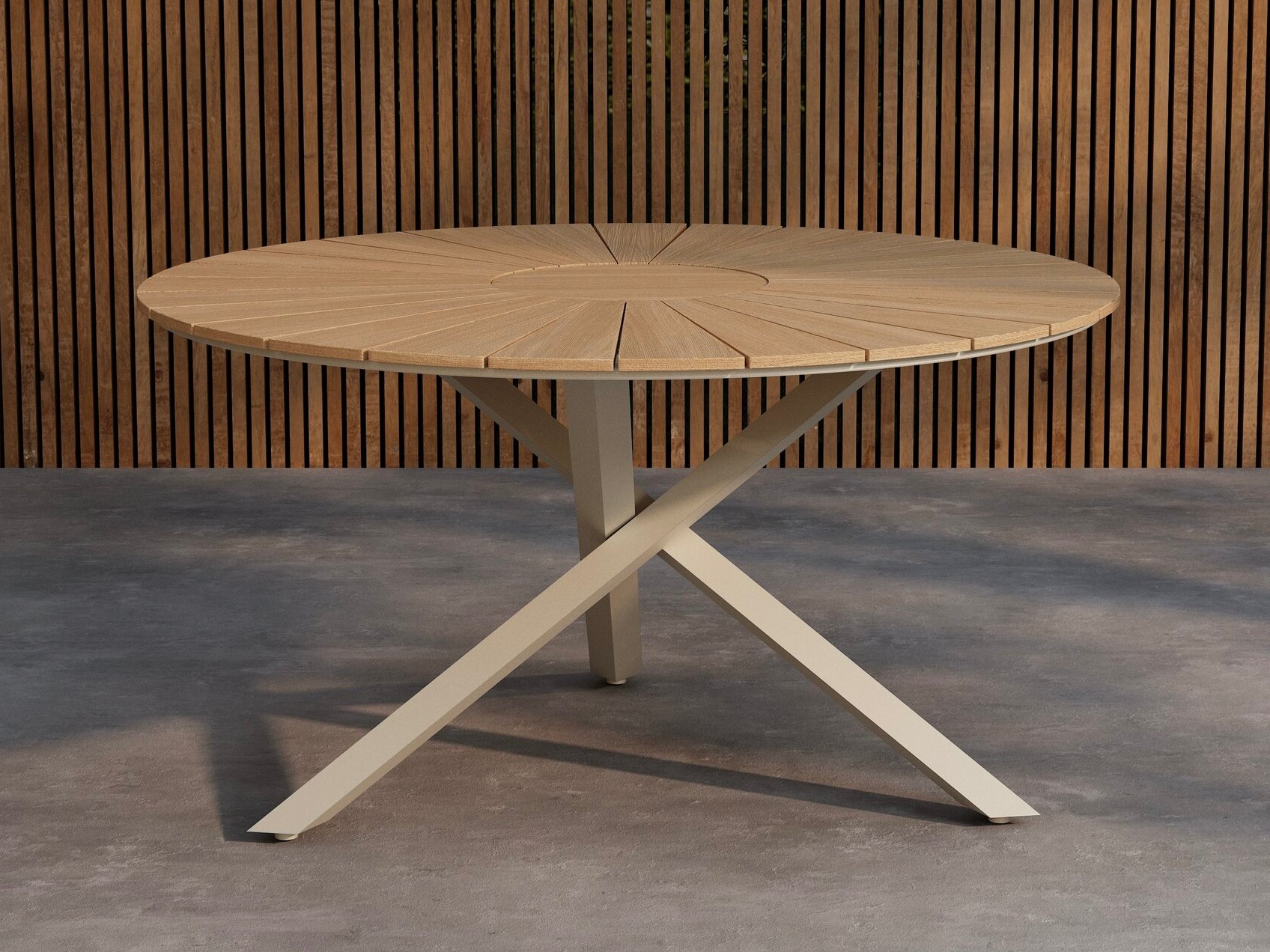 Градинска маса Dallas 5223 (Бежов + Тик)