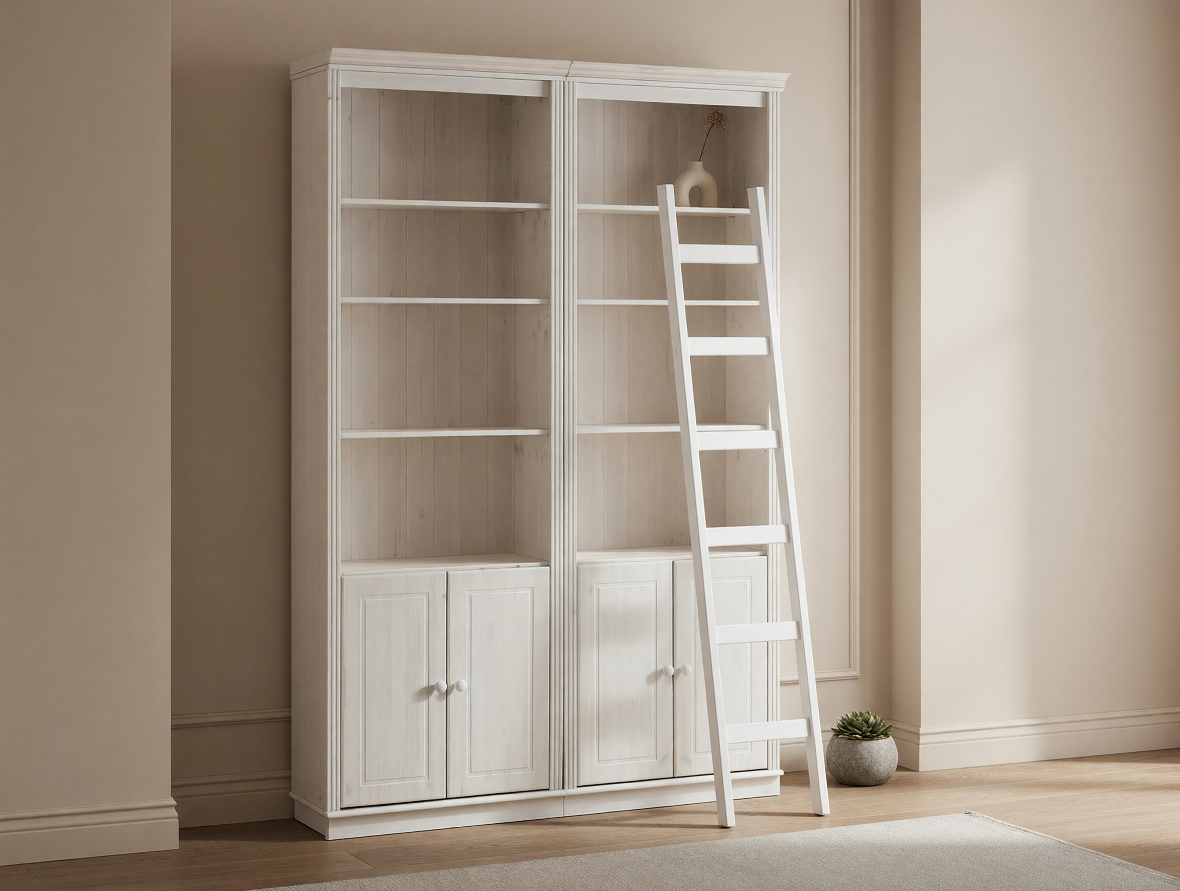 Комплект етажерки Saltoro 118 (Бял)