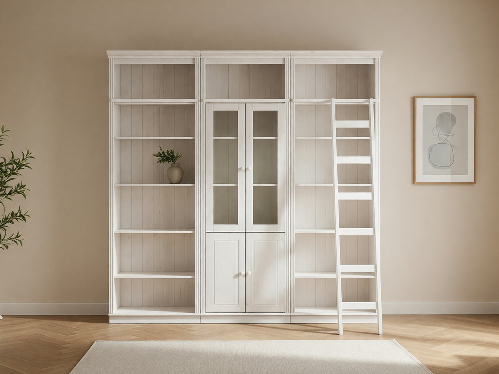 Комплект етажерки Saltoro 126 (Бял)