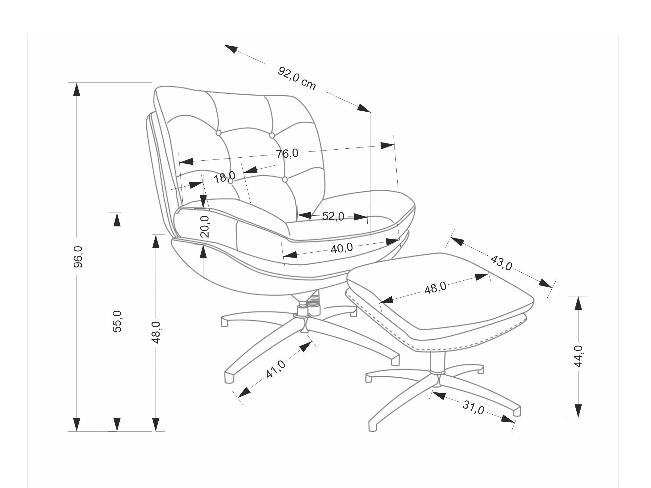 Фотьойл Houston 1900 (Бежов)