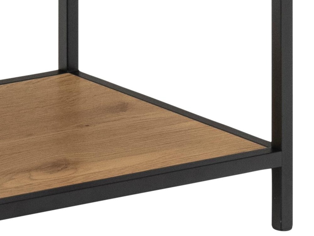 Етажерка Norsica Sevferi 153 (Черен + Див дъб)