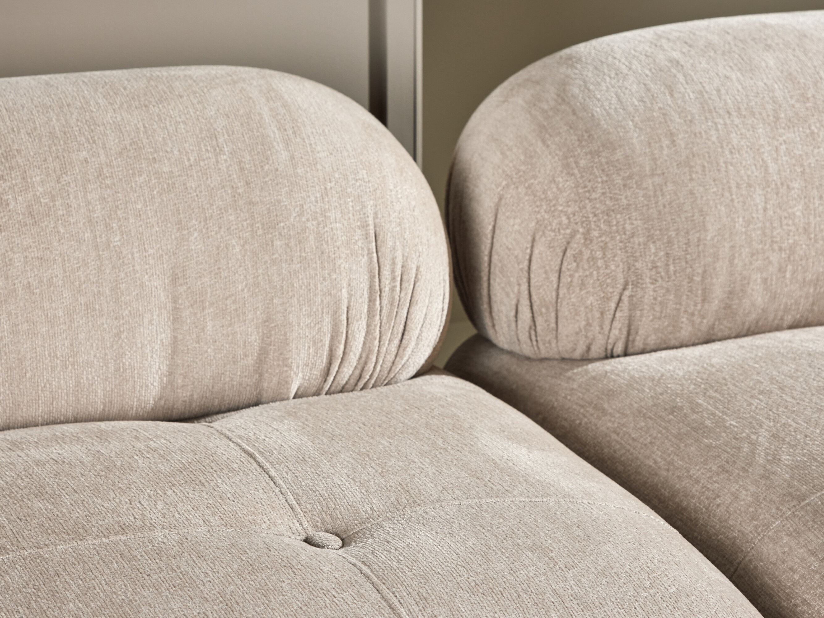 Модулен диван Evardale 104 (Бежов + Сребро)