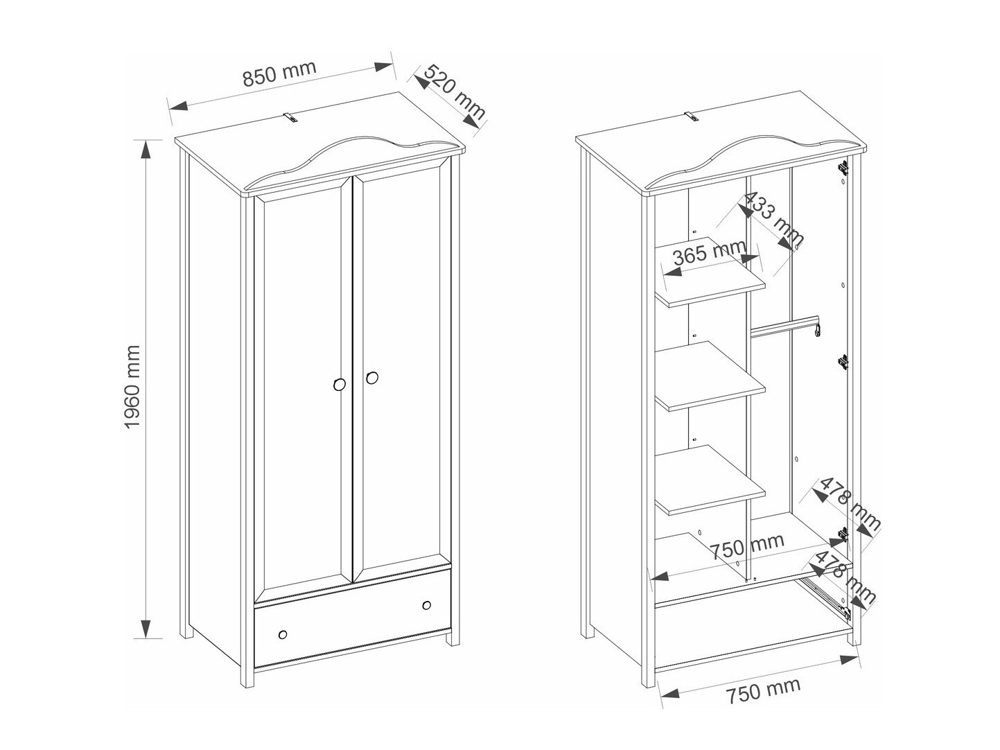 Гардероб SB4903