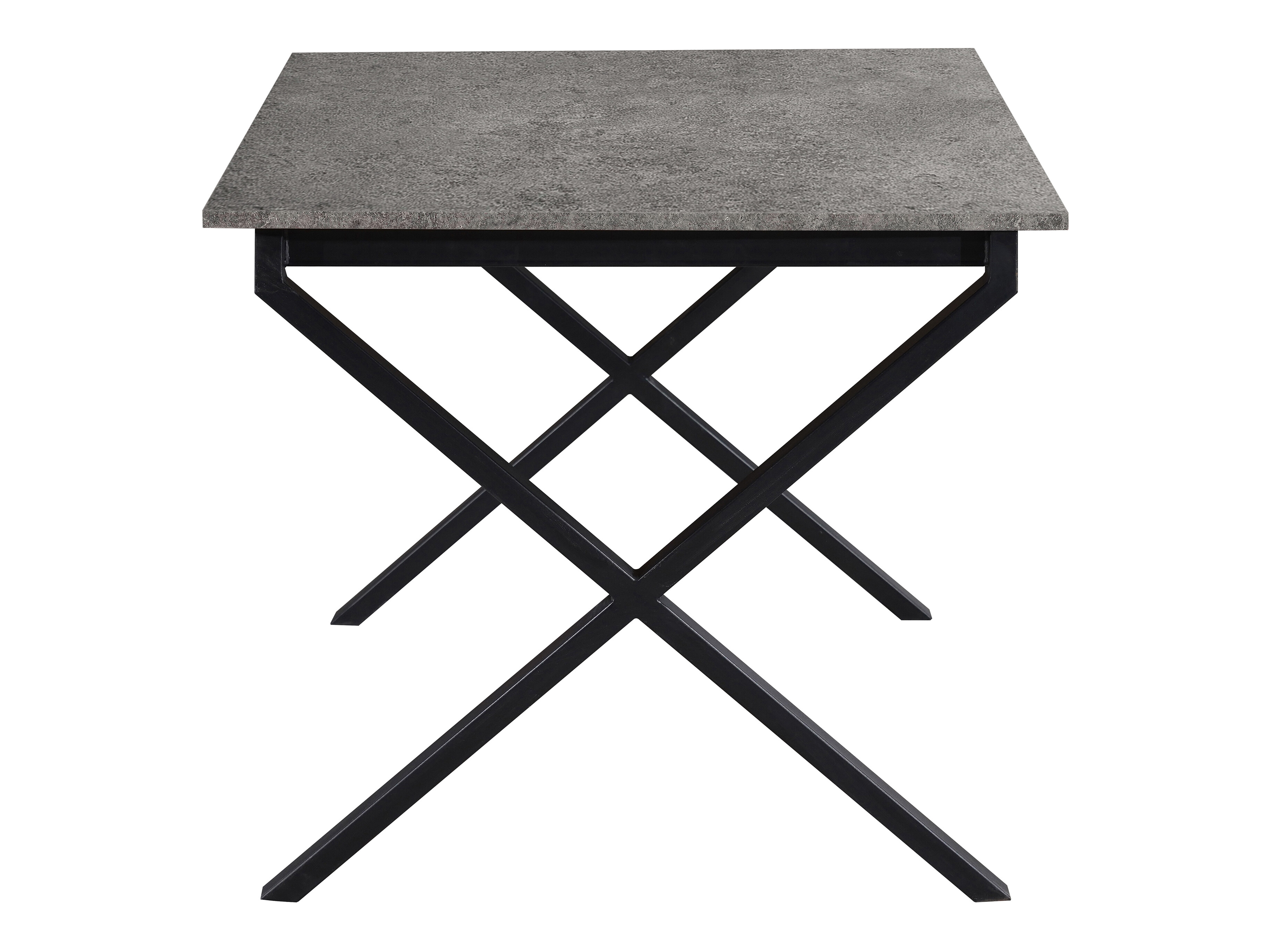 Маса Denton 1555 (Черен + Бетон)