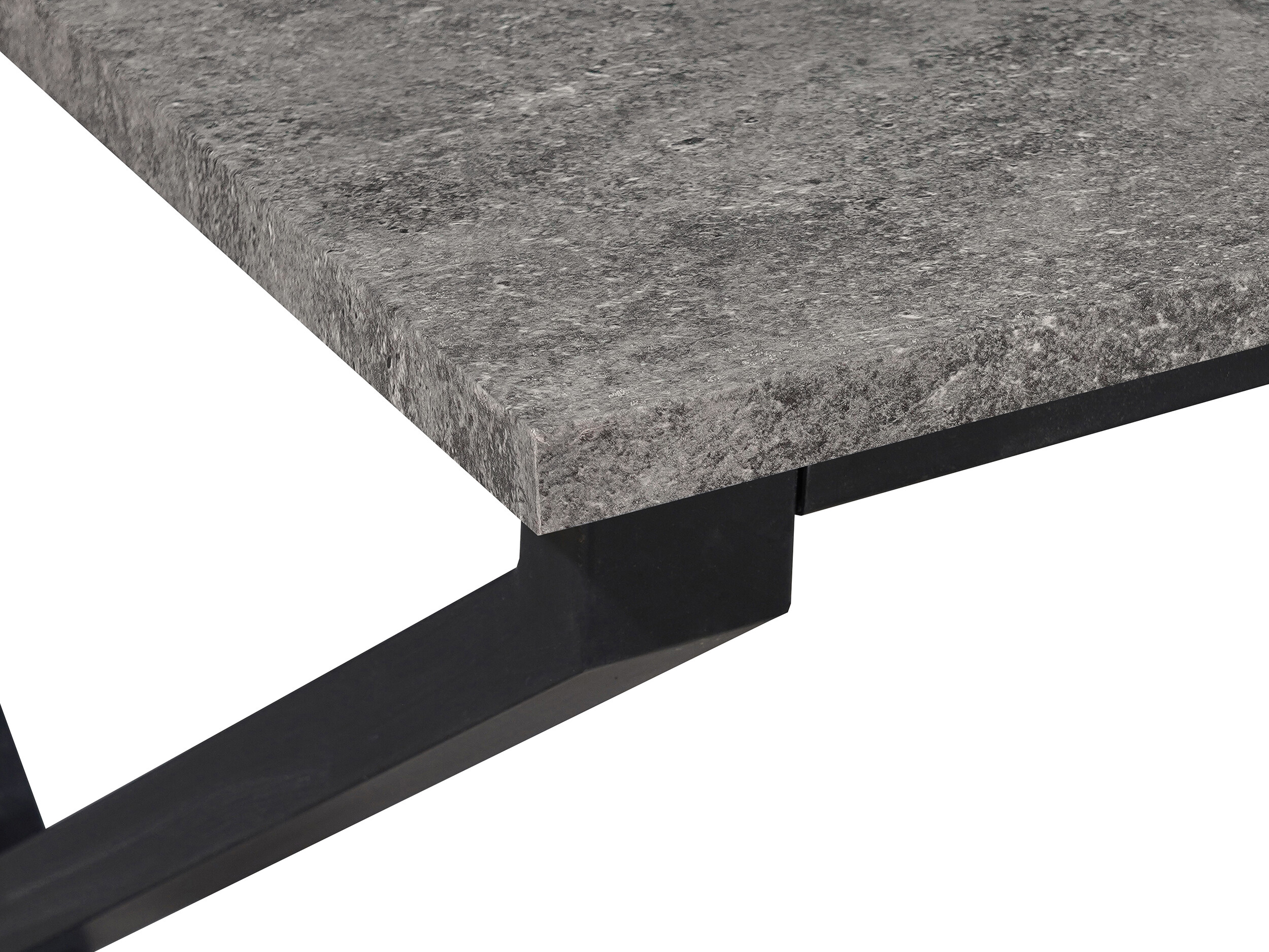 Маса Denton 1555 (Черен + Бетон)