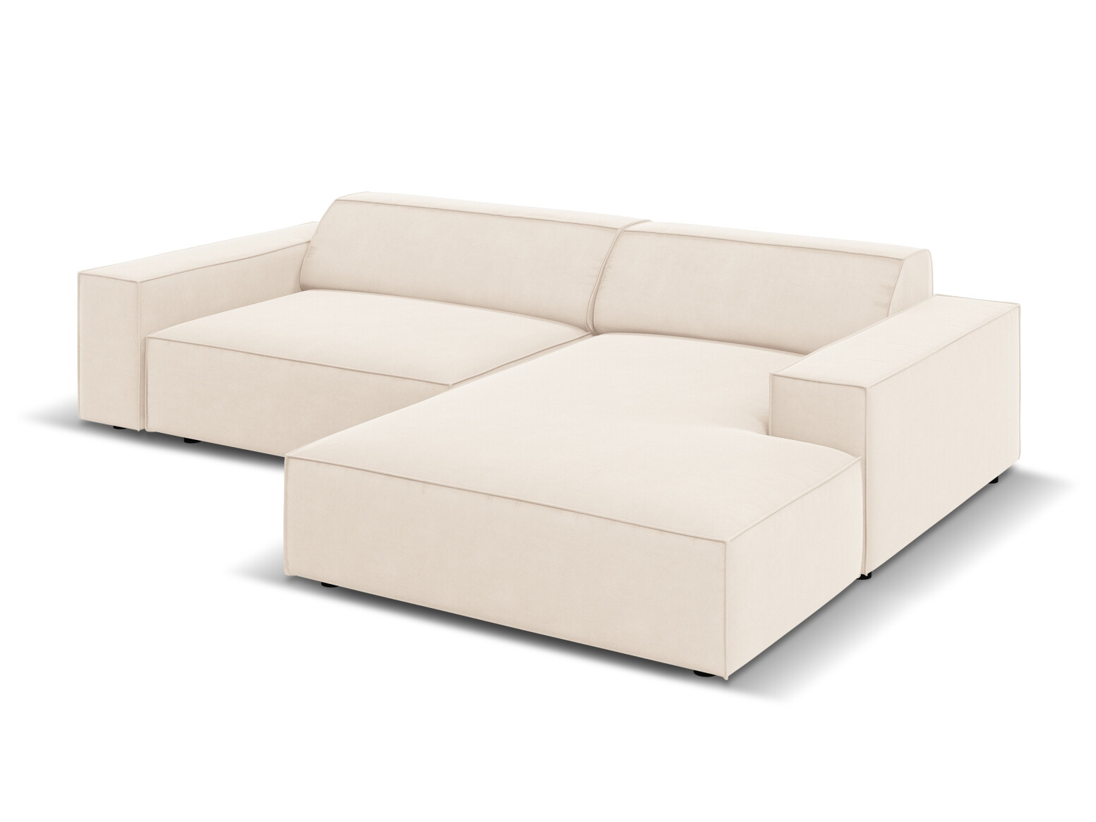 Ъглов диван Lomcalu 116 (PLUSH CREAM)
