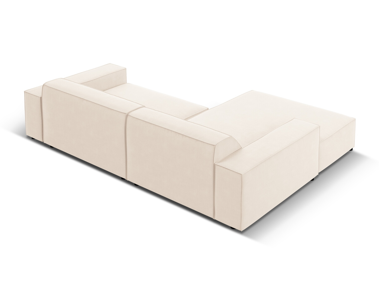 Ъглов диван Lomcalu 116 (PLUSH CREAM)