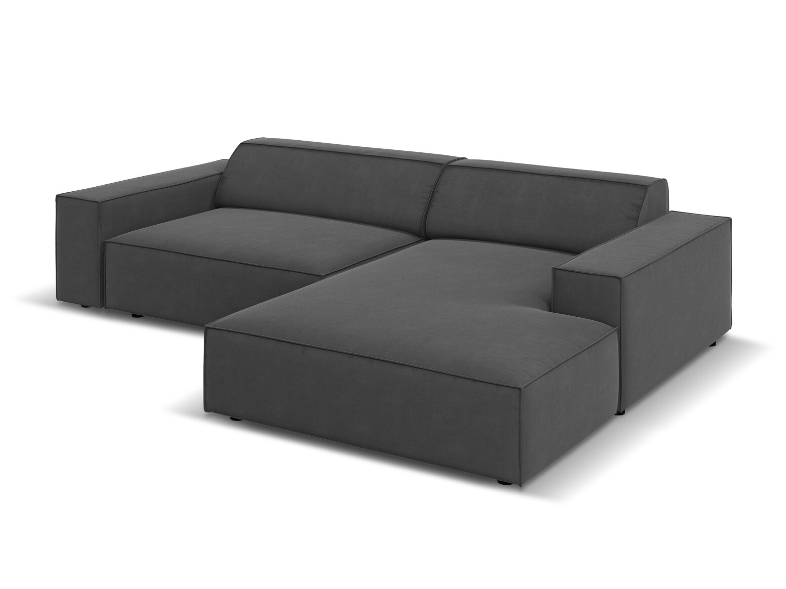 Ъглов диван Lomcalu 116 (PLUSH STEEL)